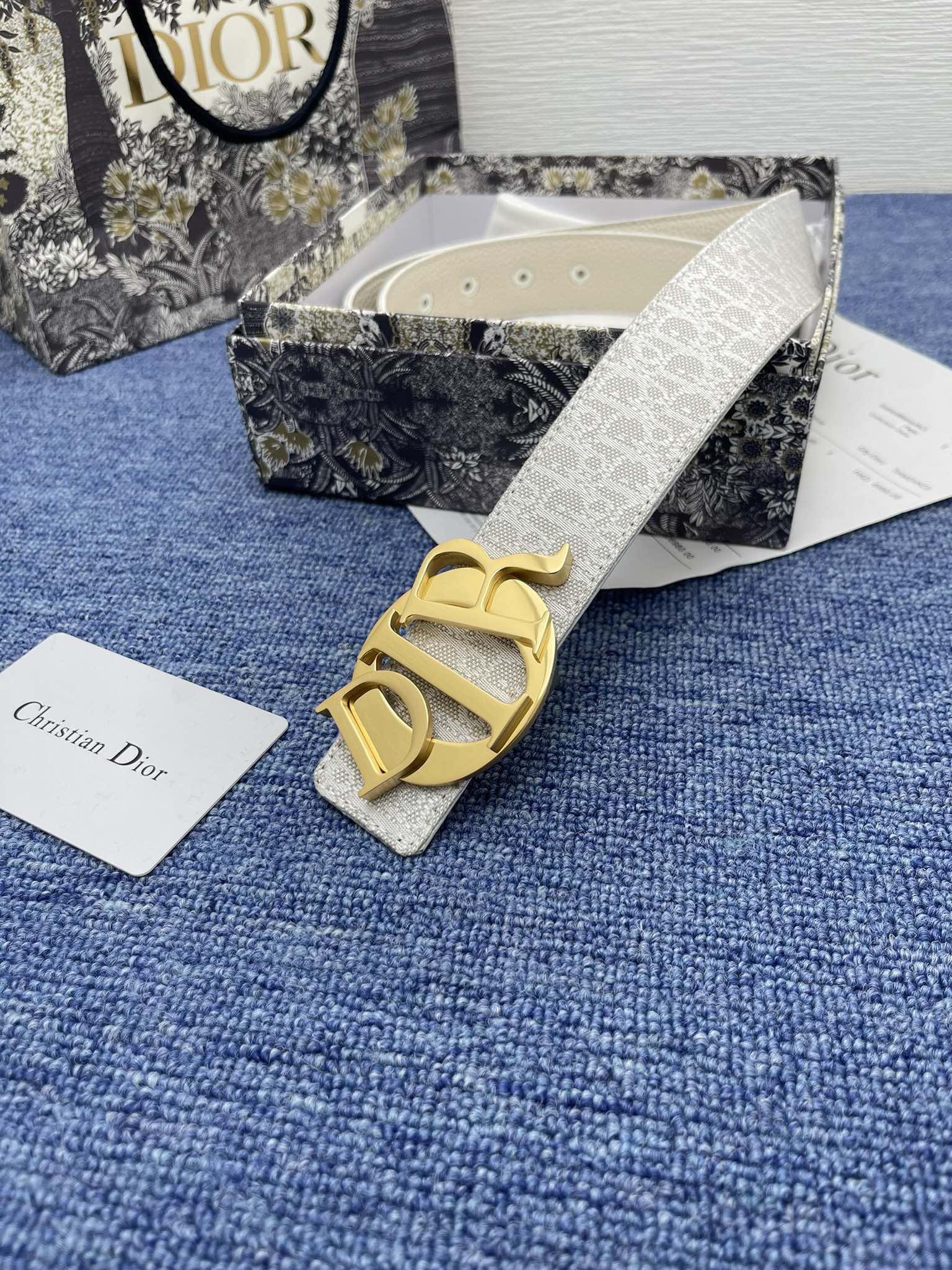 Dior Male Pin Buckle Belt Black Adjustable M