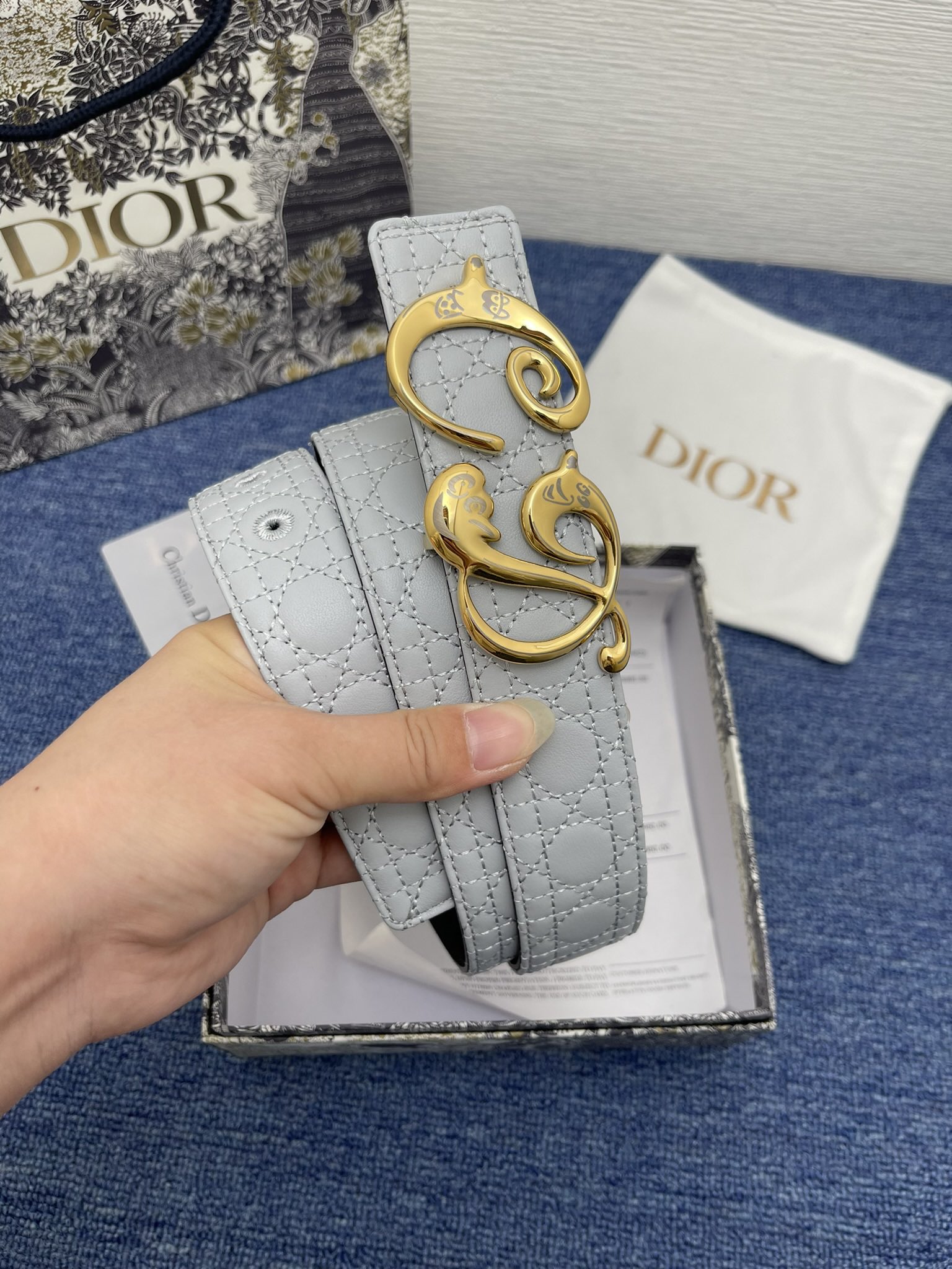 Dior Male Pin Buckle Belt Black Adjustable M