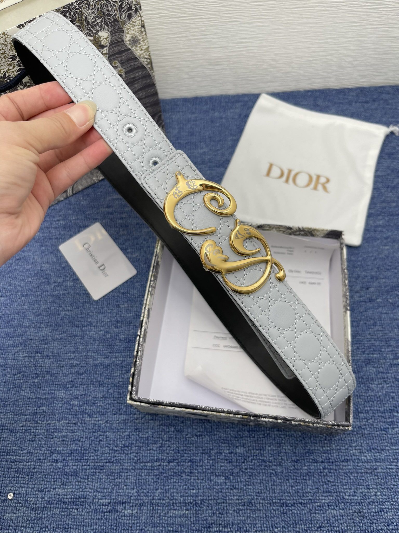 Dior Male Pin Buckle Belt Black Adjustable M
