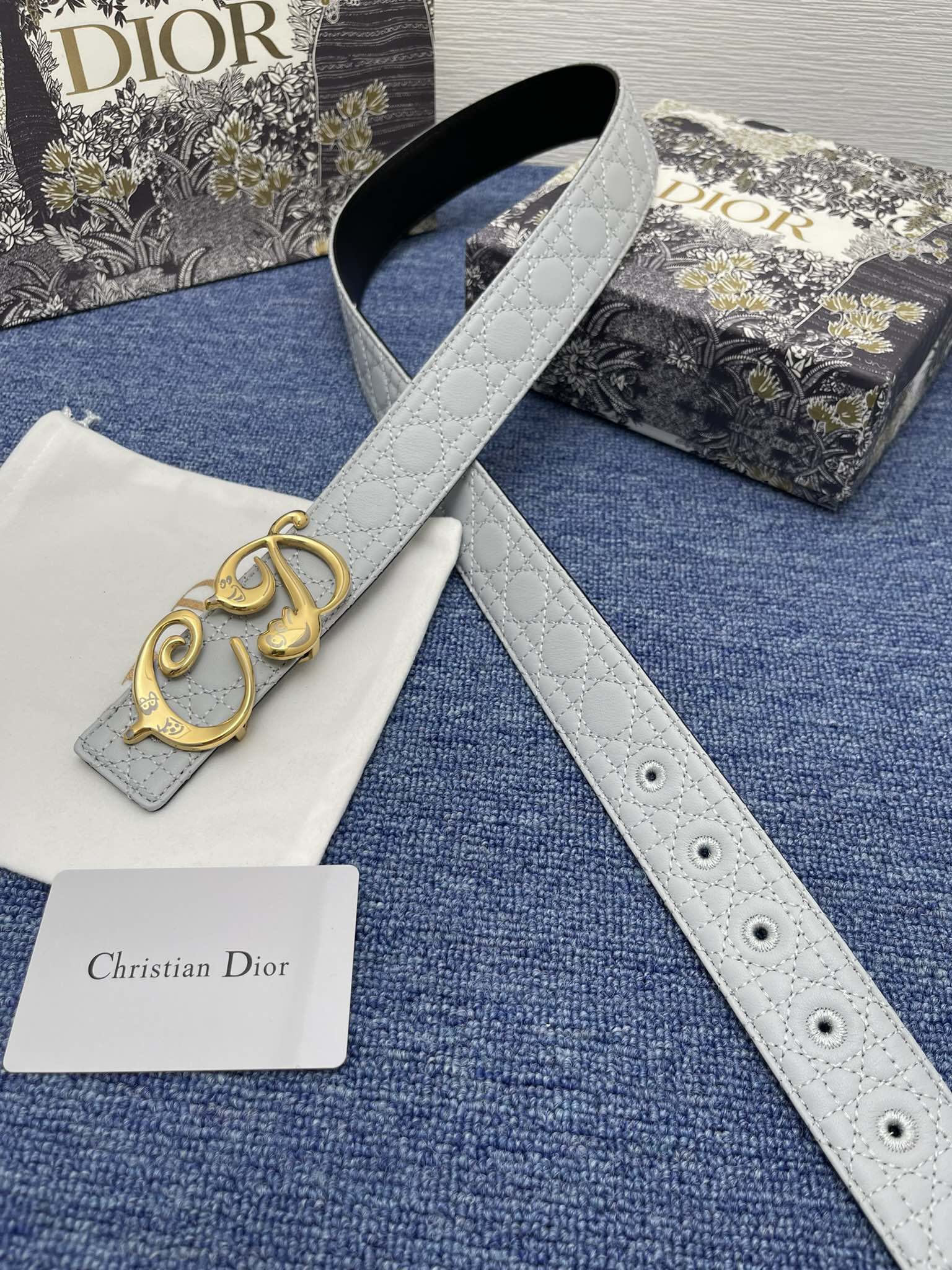 Dior Male Pin Buckle Belt Black Adjustable M