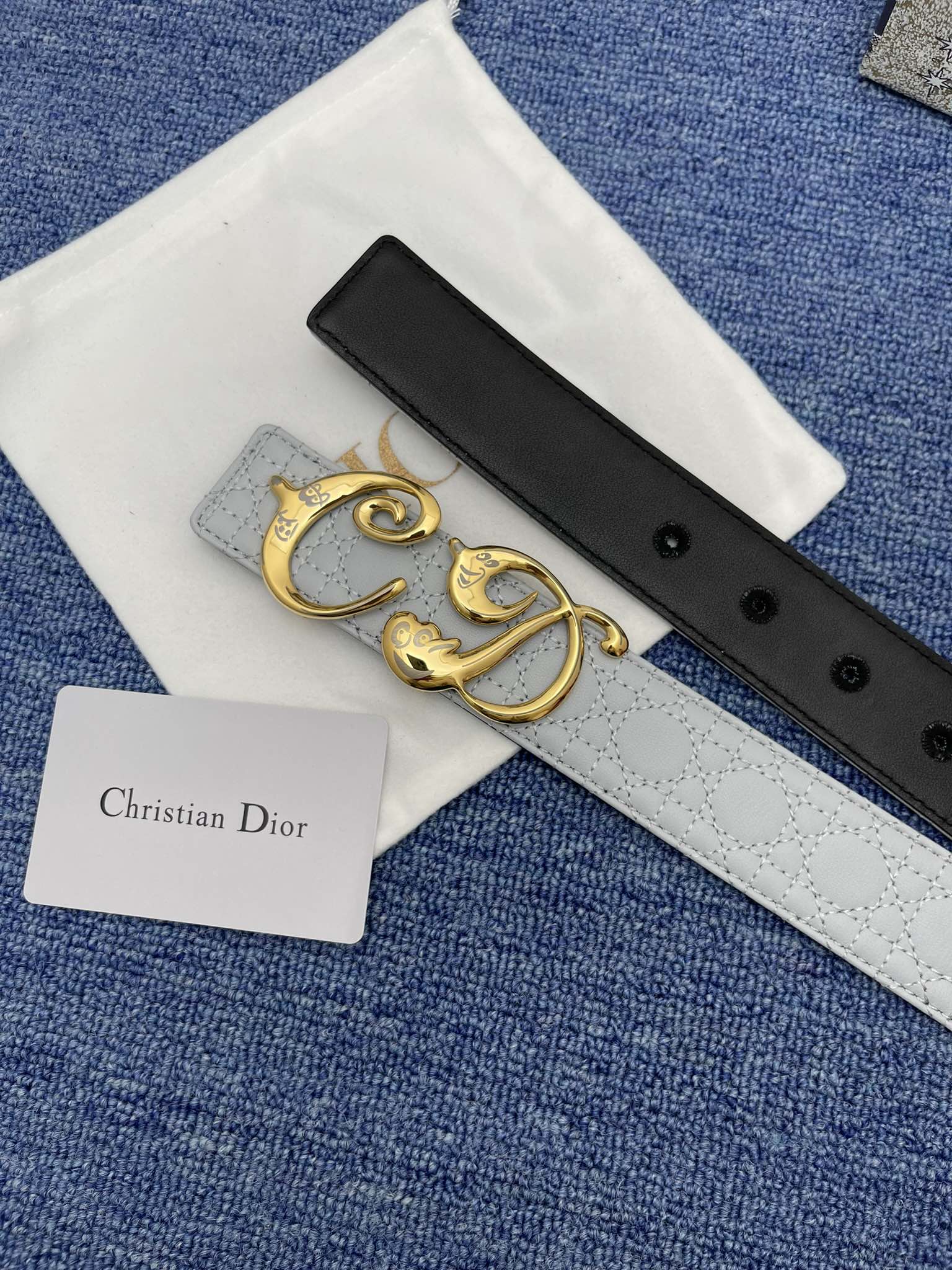 Dior Male Pin Buckle Belt Black Adjustable M