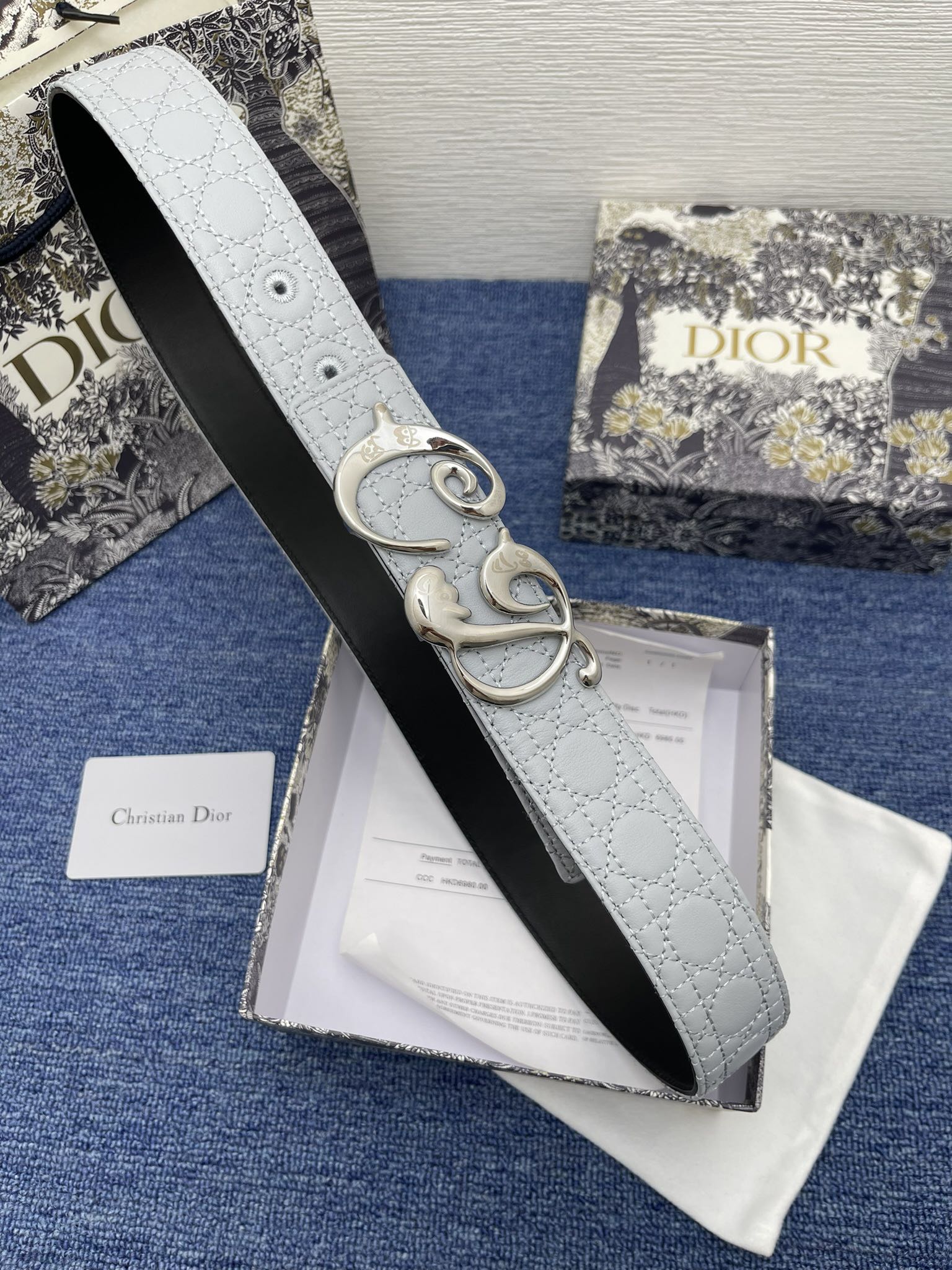 Dior Male Pin Buckle Belt Black Adjustable M