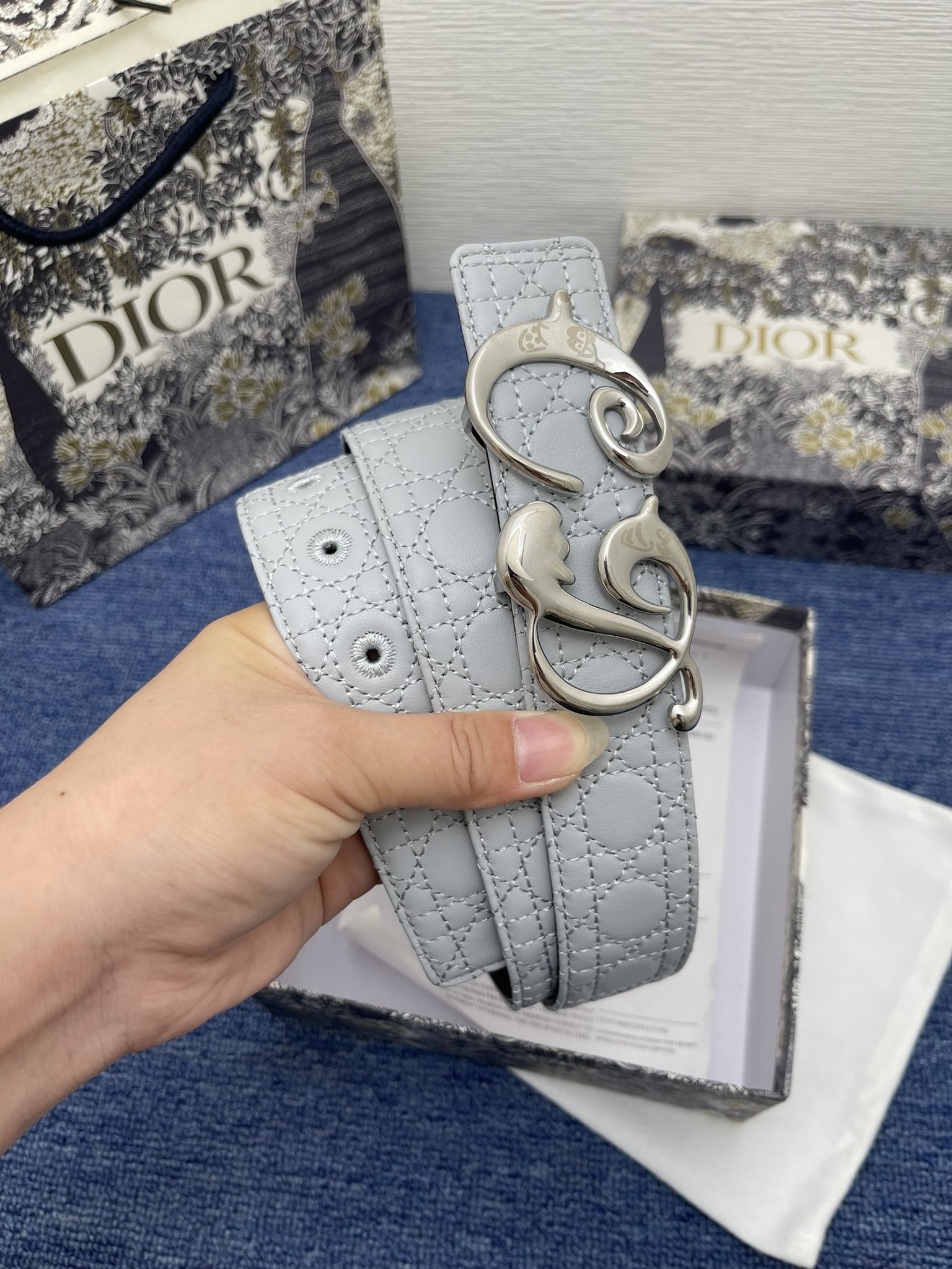 Dior Male Pin Buckle Belt Black Adjustable M