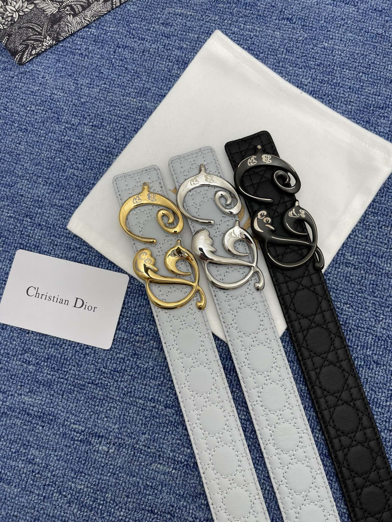 Dior Male Pin Buckle Belt Black Adjustable M