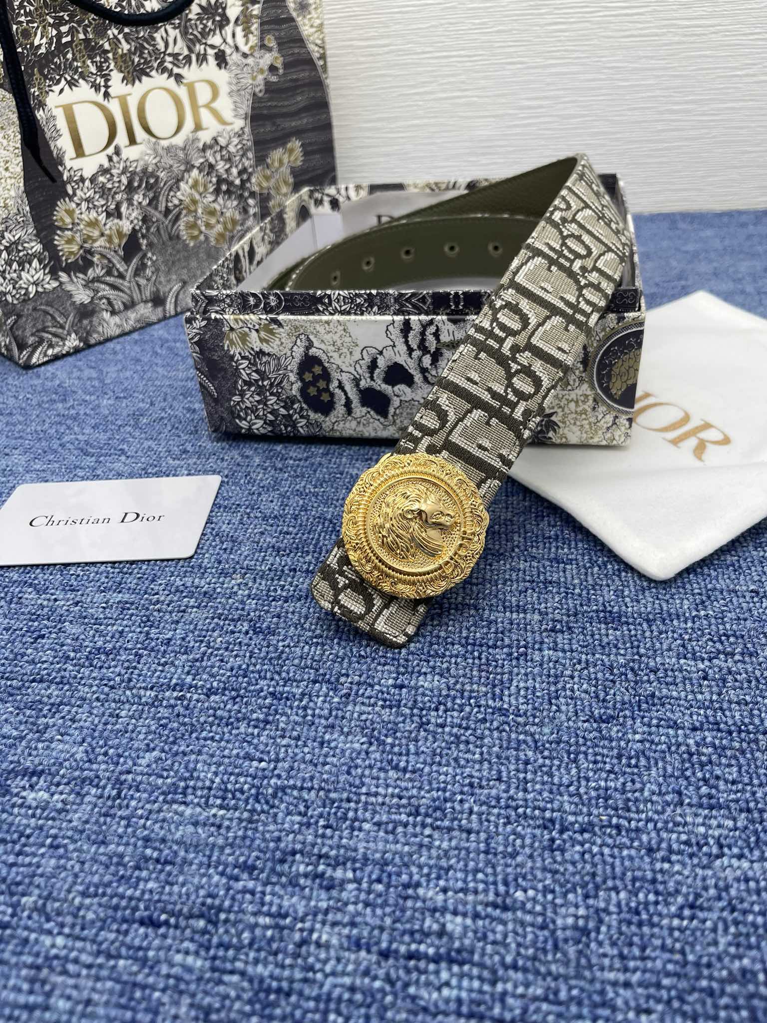 Dior Male Pin Buckle Belt Black Adjustable M