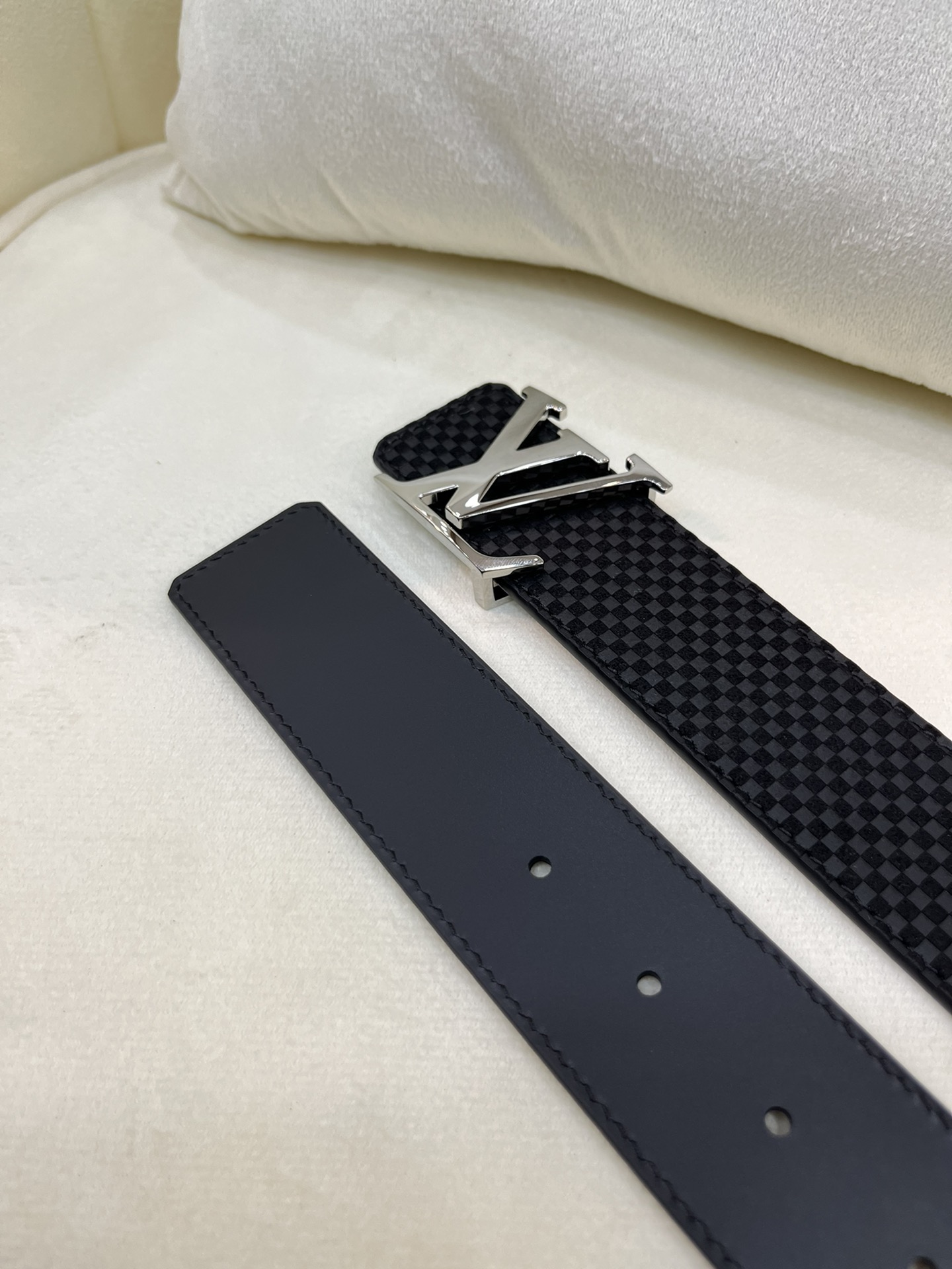 Louis Vuitton Male Basic Belt Canvas 40mm-95cm-125cm-l-m-s