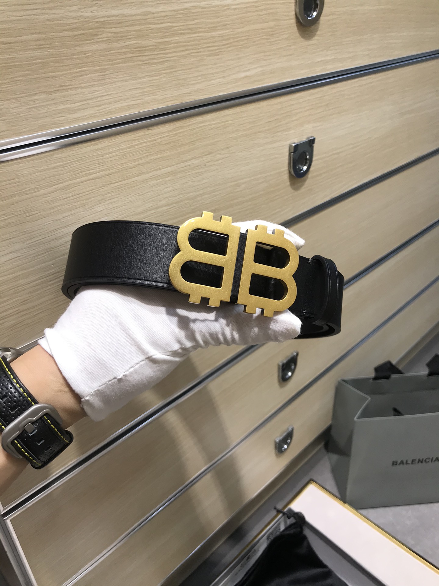 Balenciaga Basic Belt Black M-l