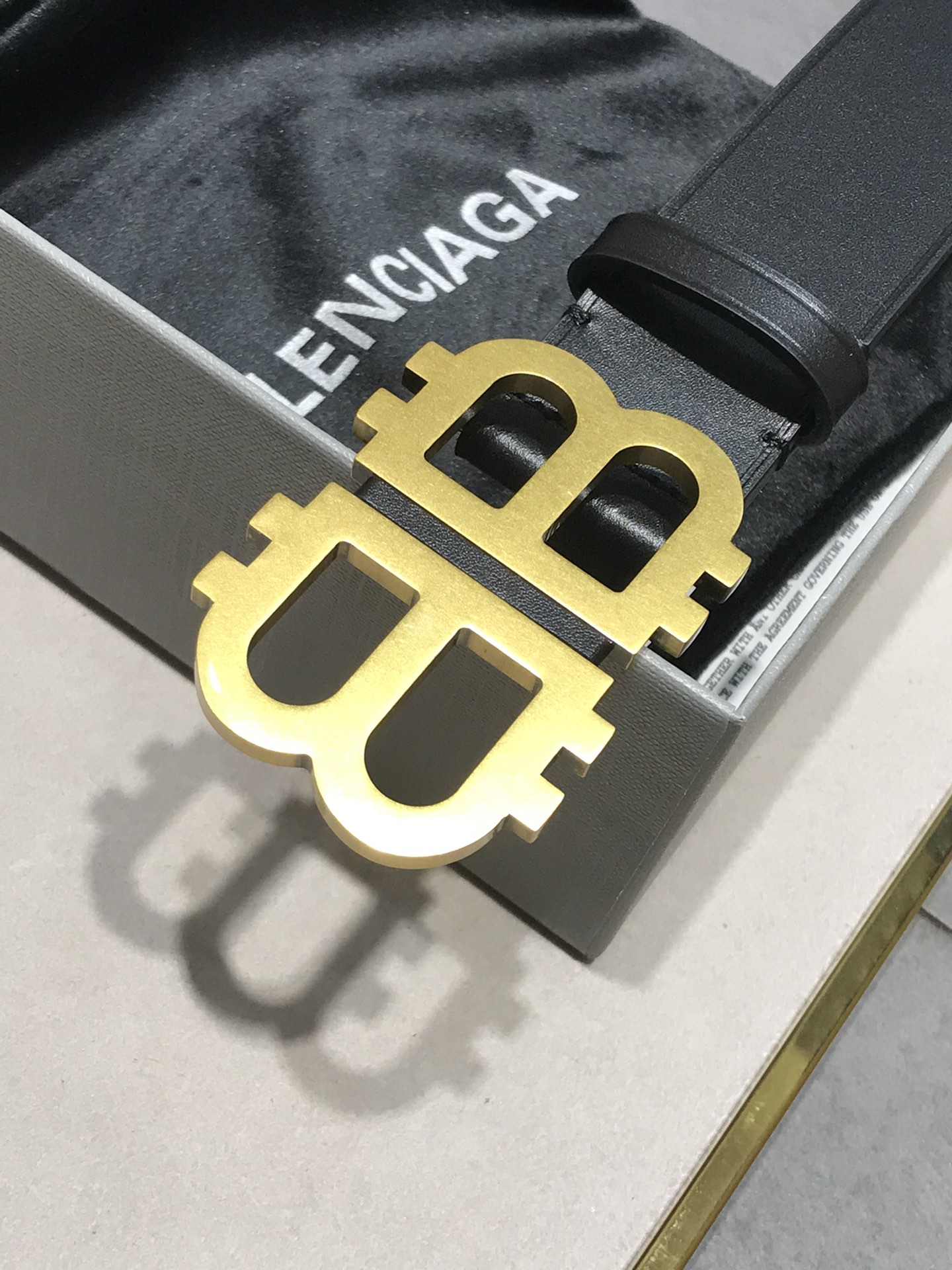 Balenciaga Basic Belt Black M-l