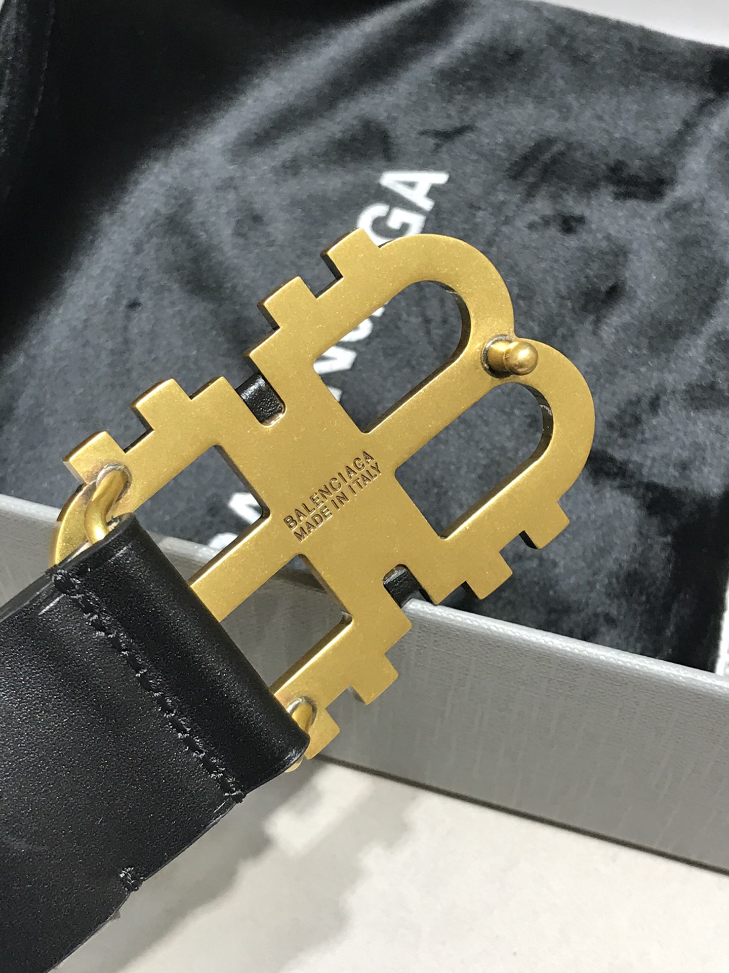 Balenciaga Basic Belt Black M-l