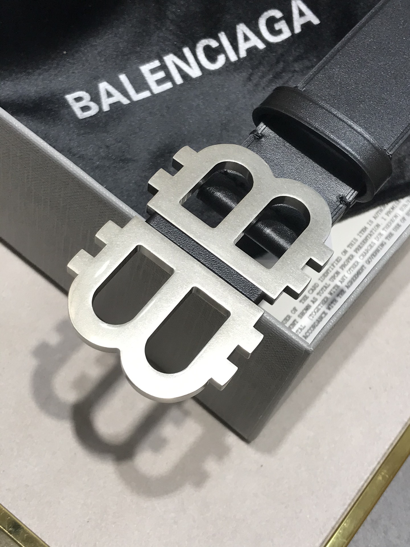 Balenciaga Basic Belt Black M-l