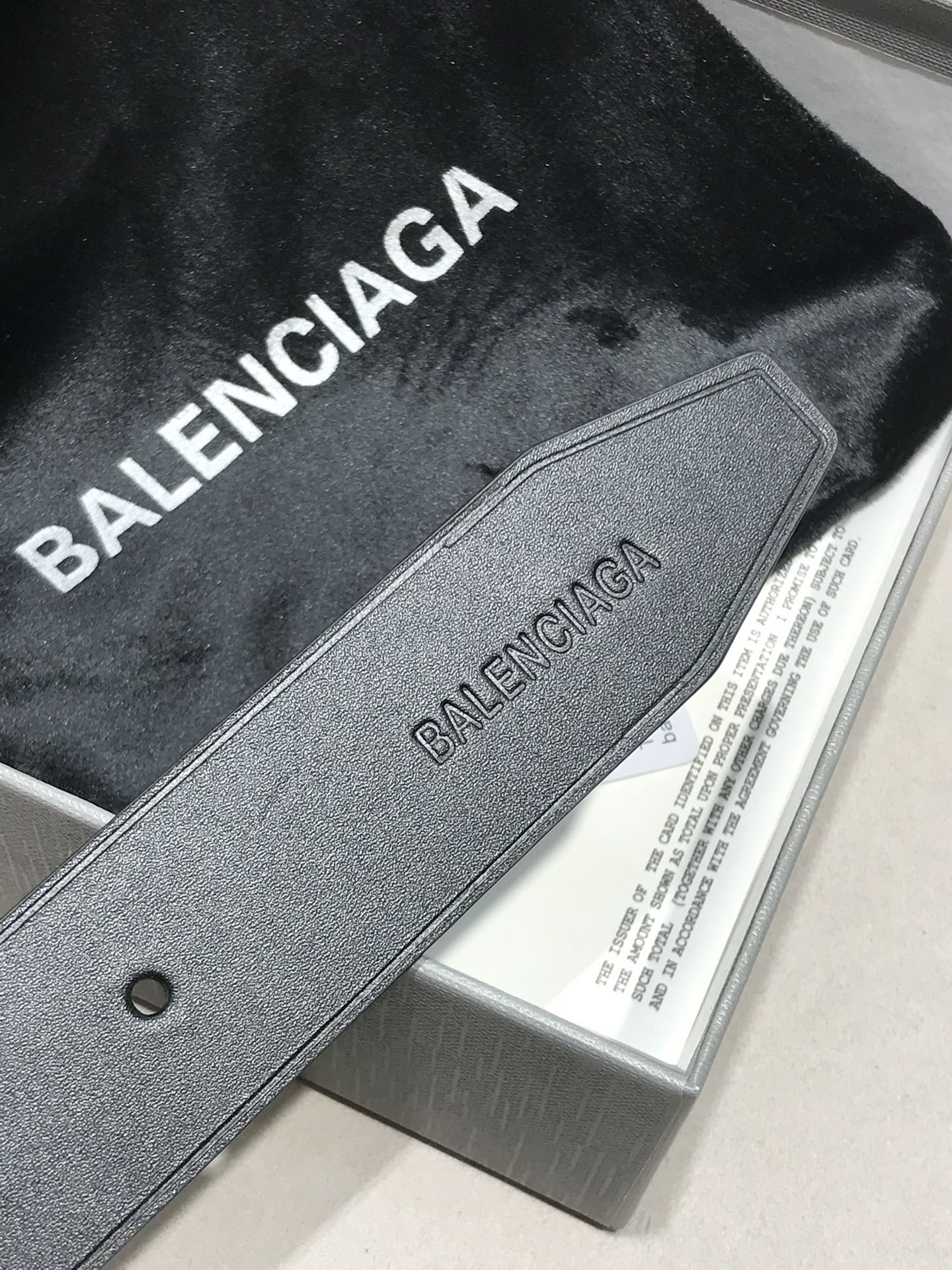 Balenciaga Basic Belt Black M-l