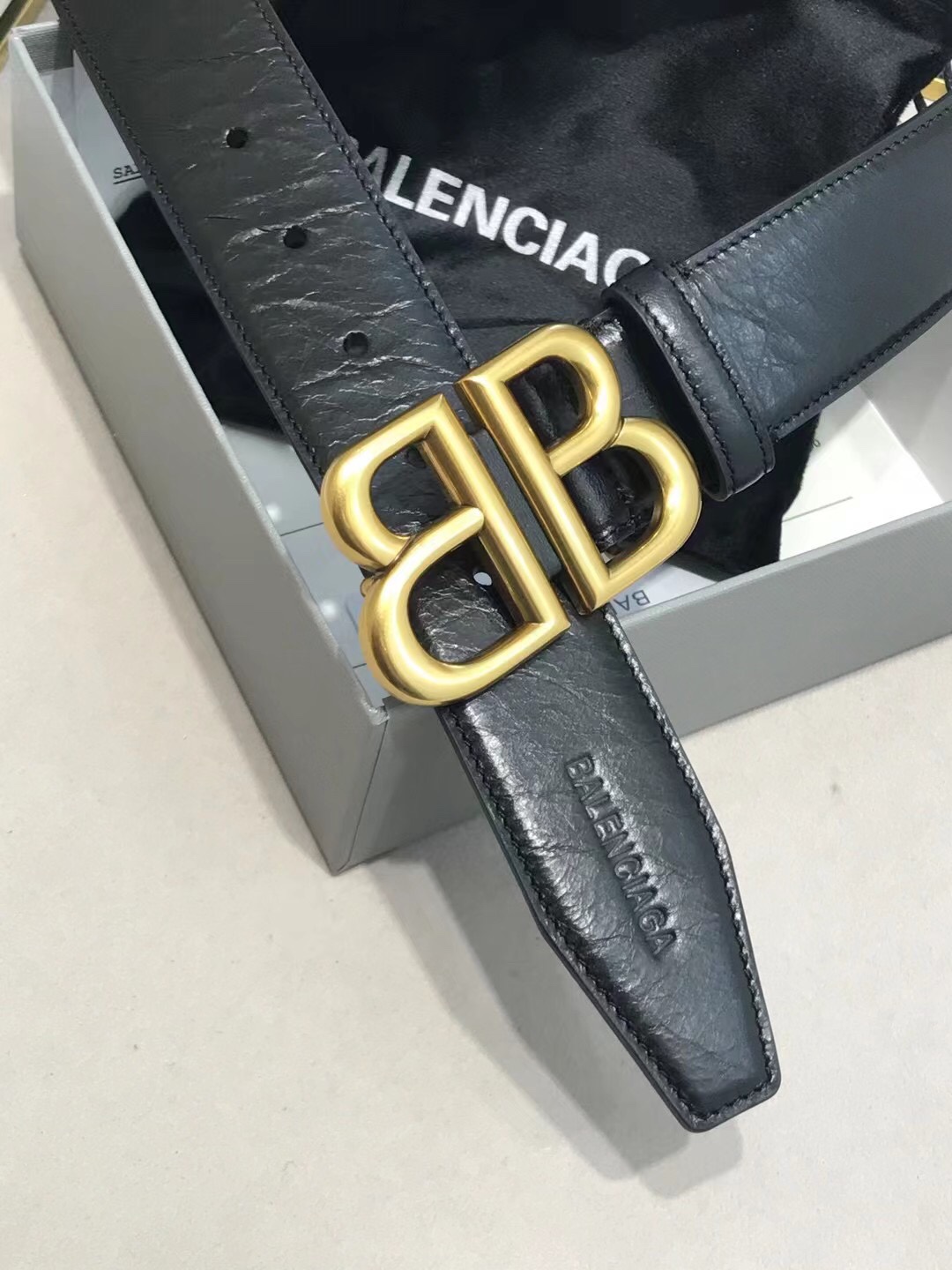 Balenciaga Basic Belt Black M-l
