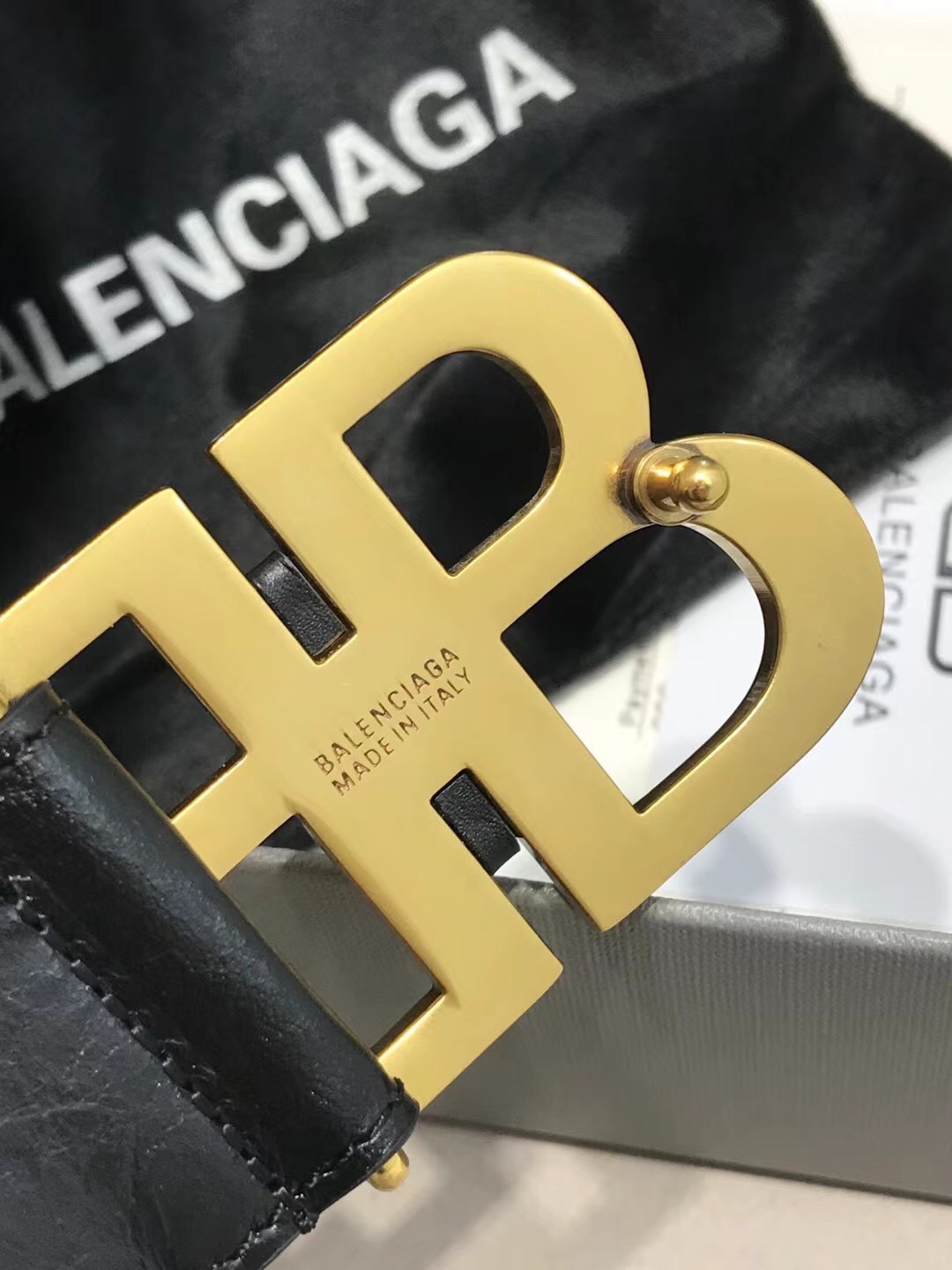 Balenciaga Basic Belt Black M-l