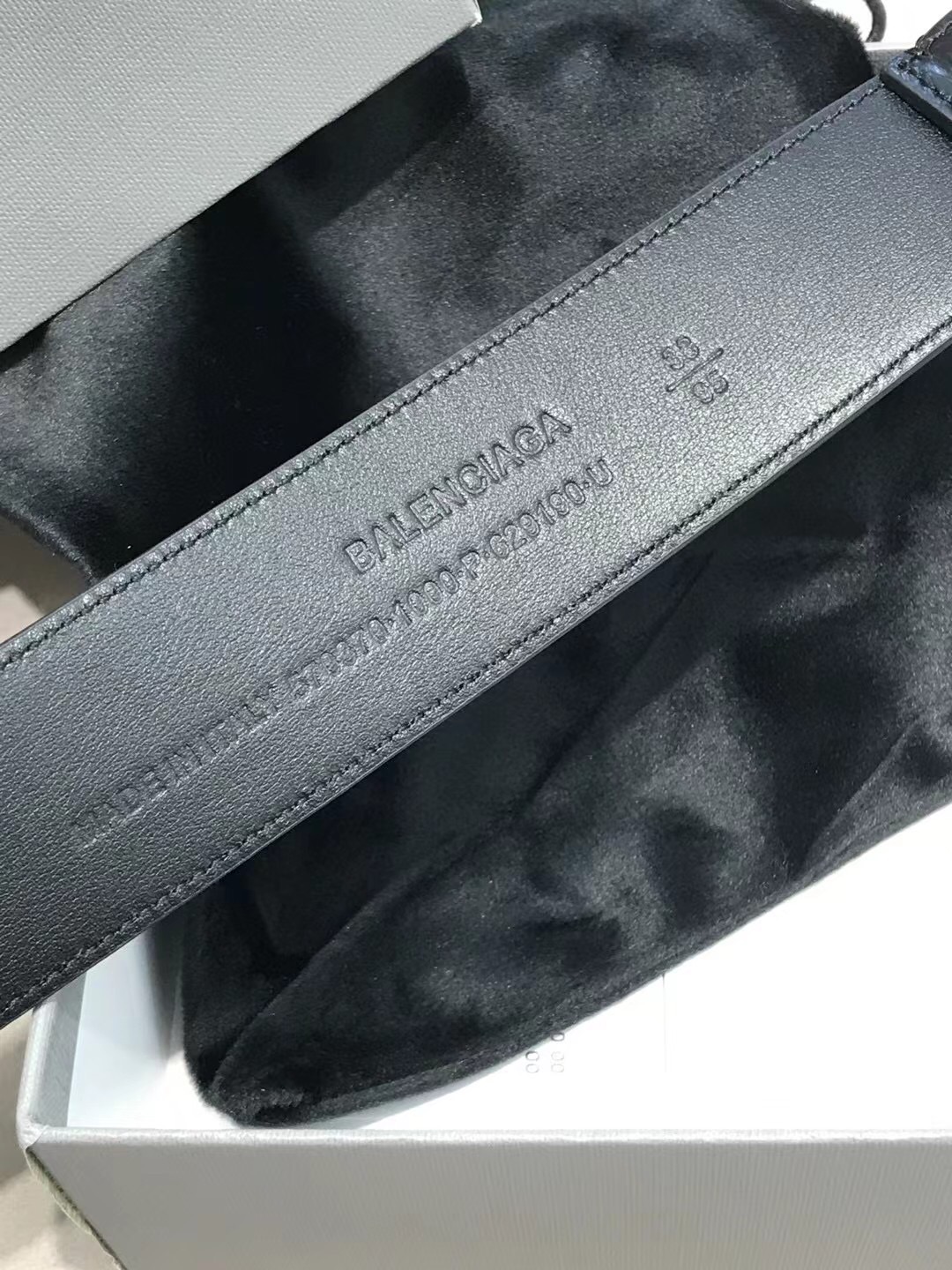 Balenciaga Basic Belt Black M-l