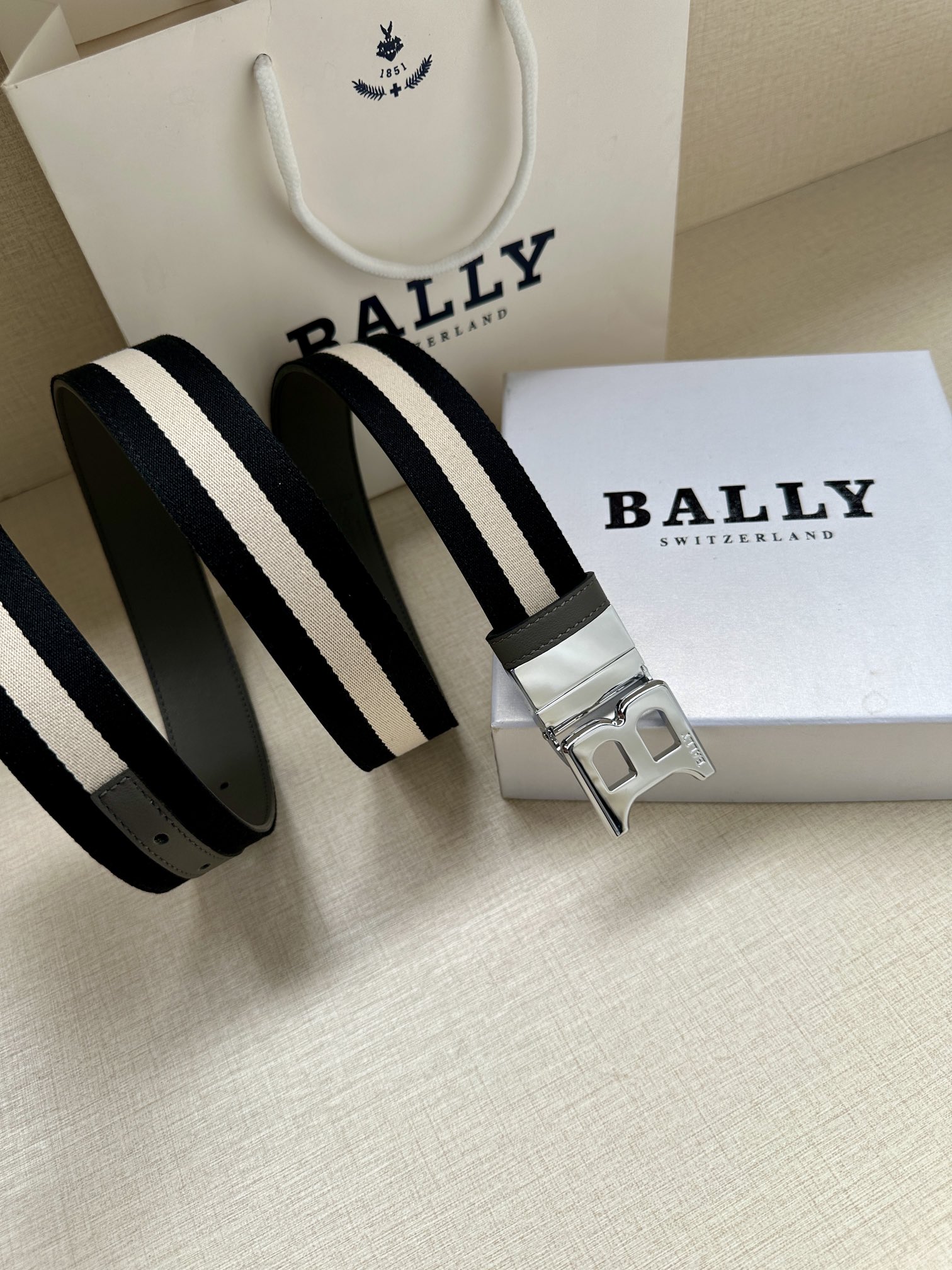 Bally Basic Belt Cow Leather L