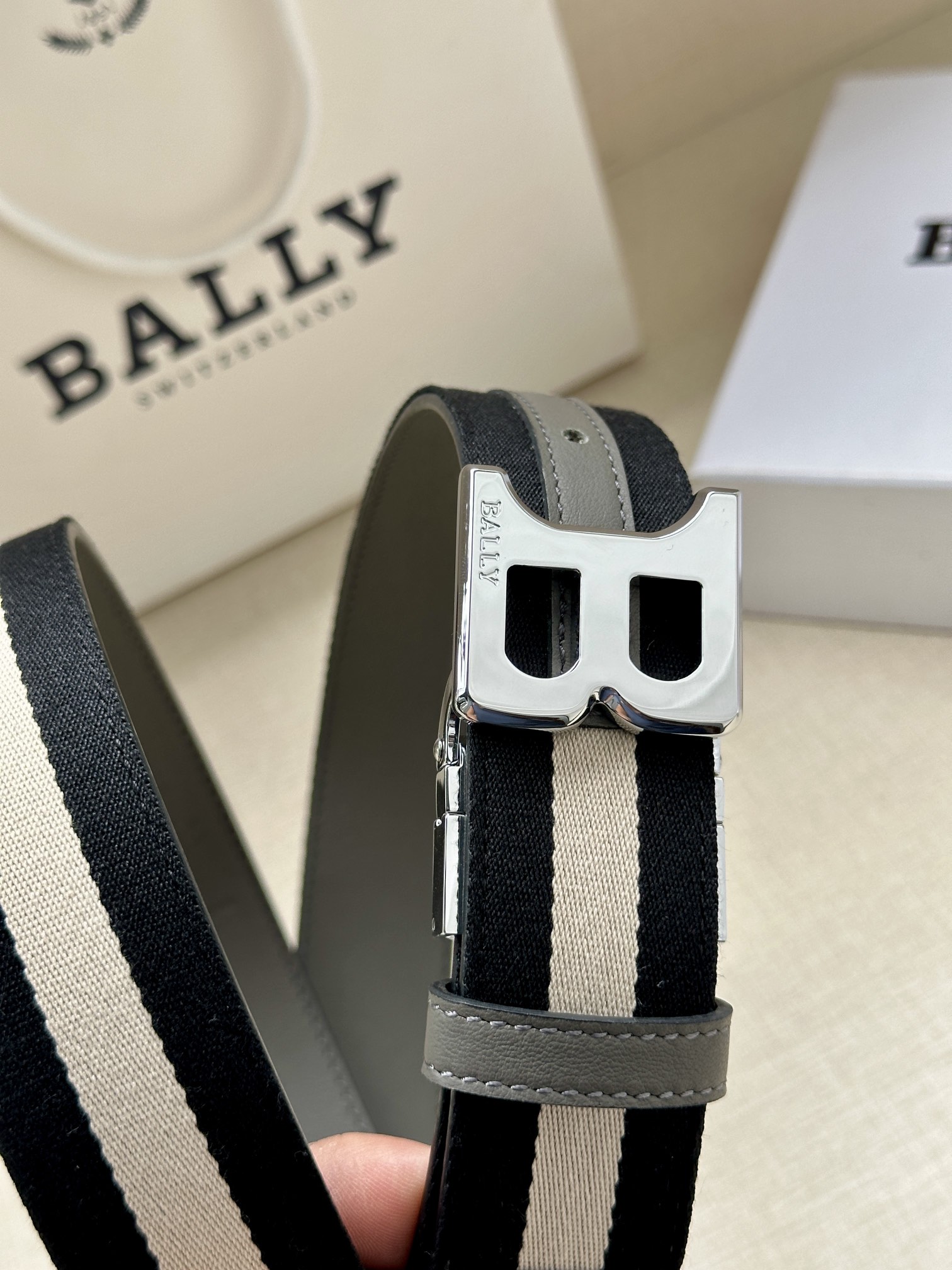 Bally Basic Belt Cow Leather L