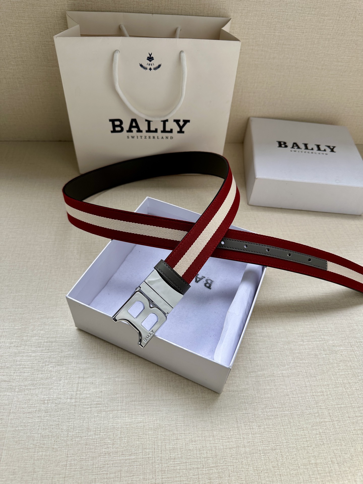 Bally Basic Belt Cow Leather L