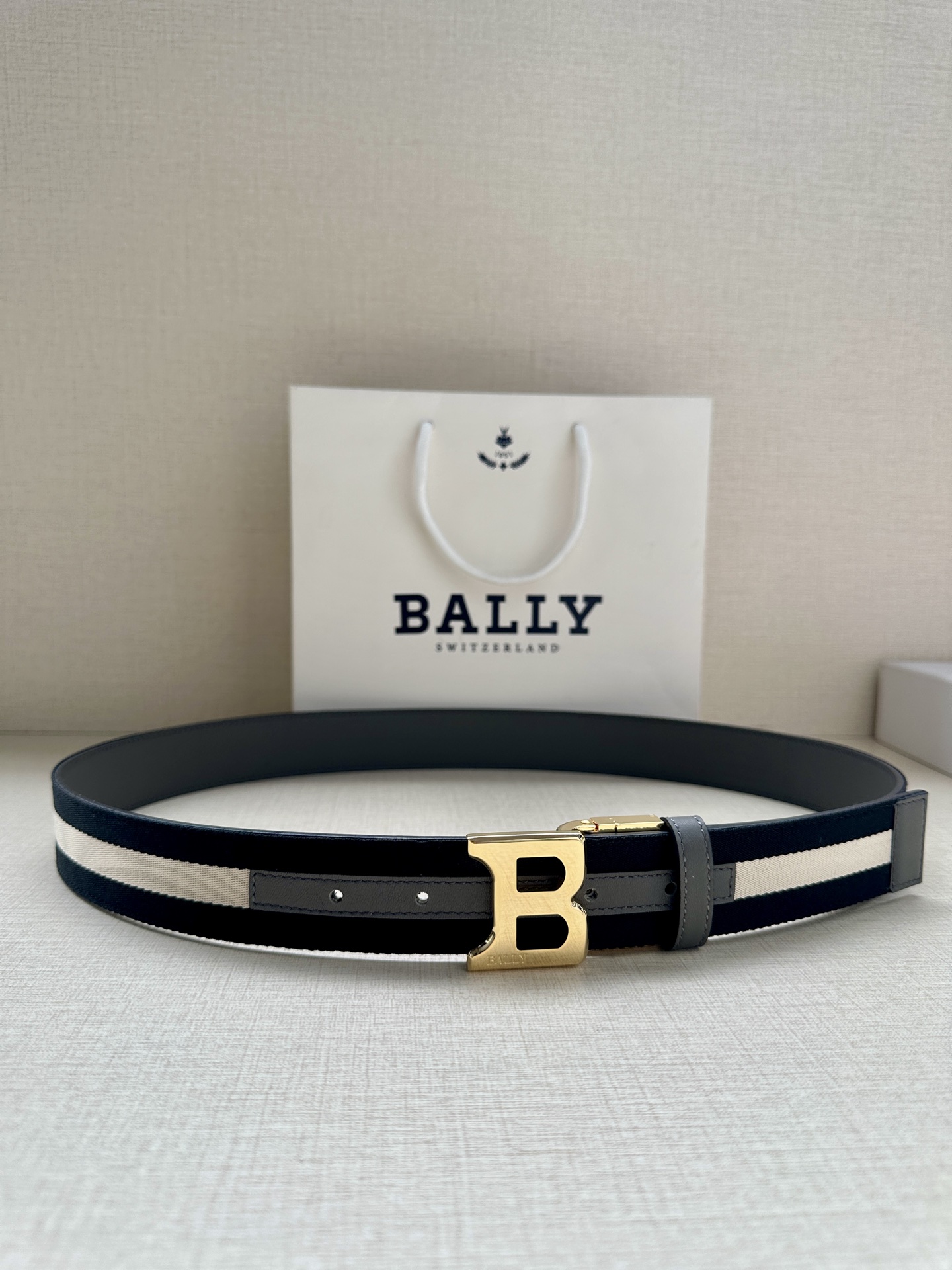 Bally Basic Belt Cow Leather L