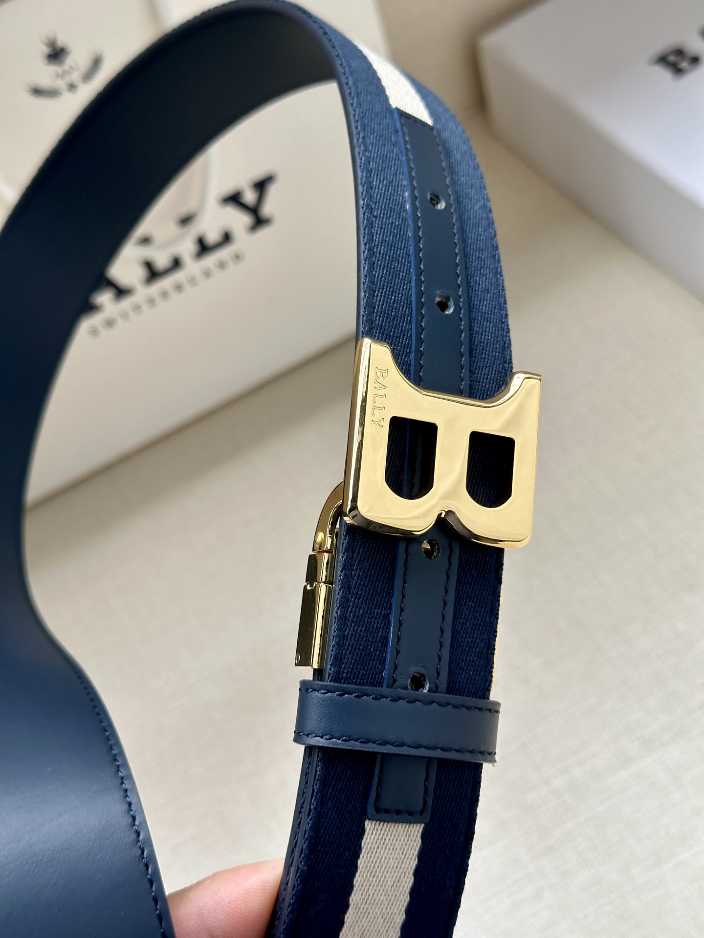 Bally Basic Belt Cow Leather L