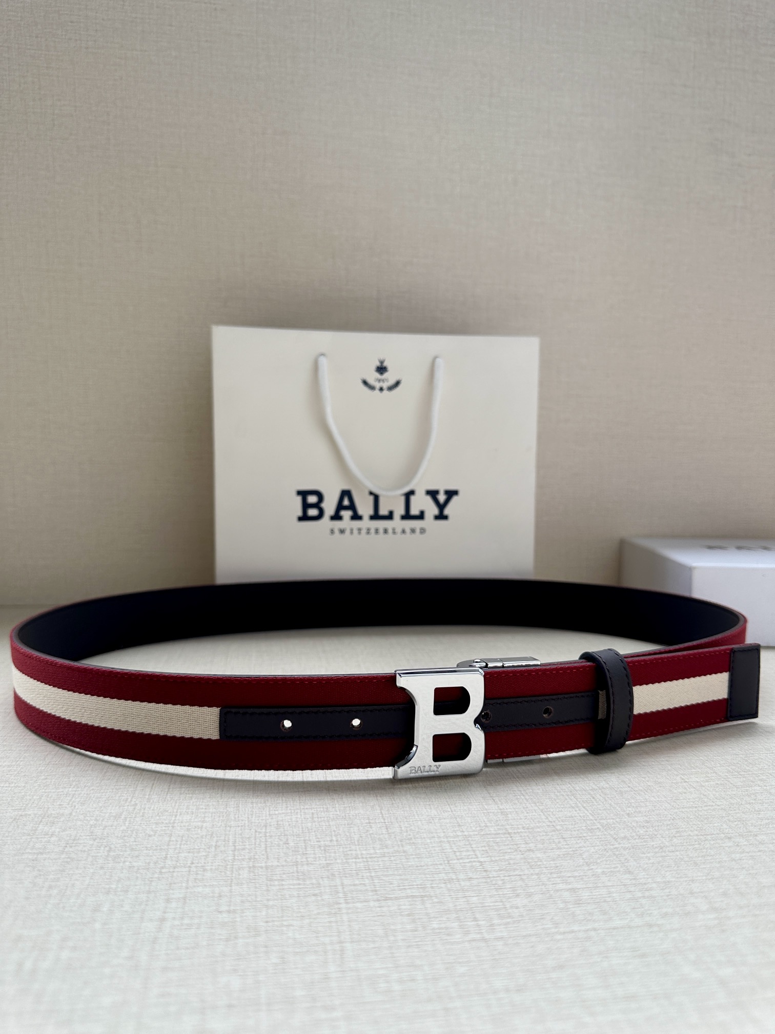 Bally Basic Belt Cow Leather L