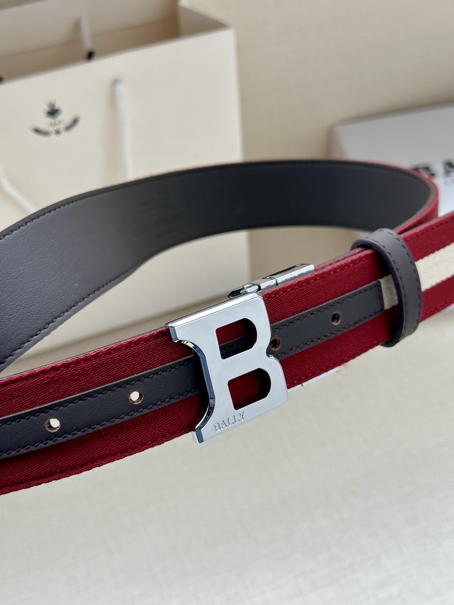 Bally Basic Belt Cow Leather L