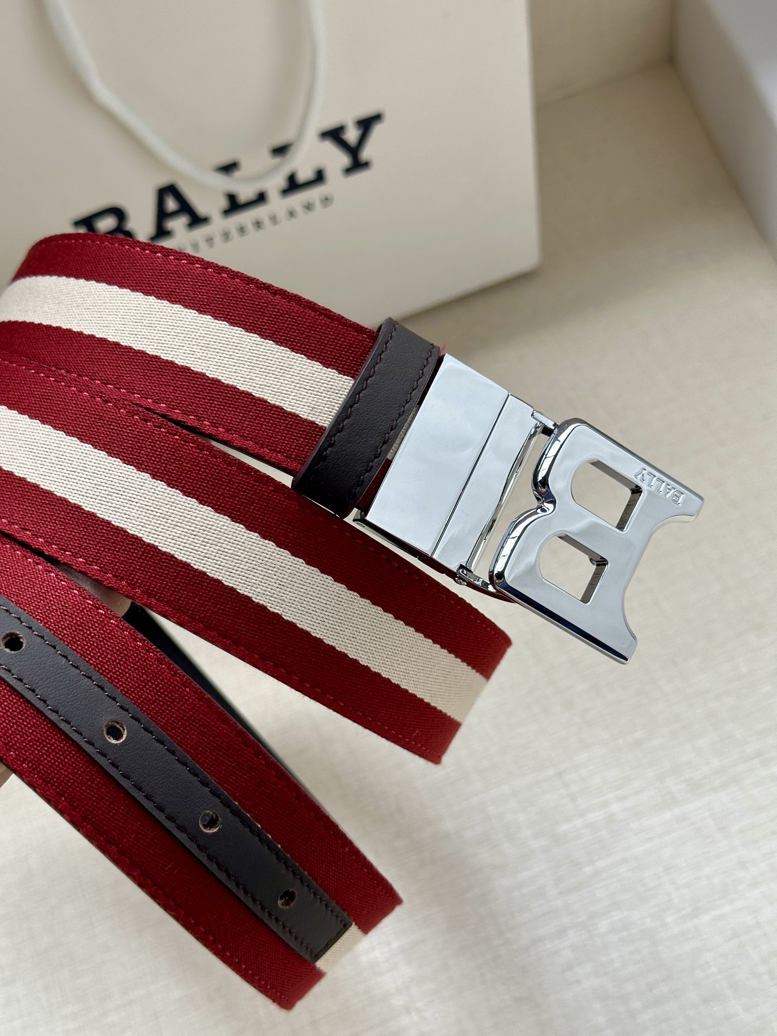 Bally Basic Belt Cow Leather L