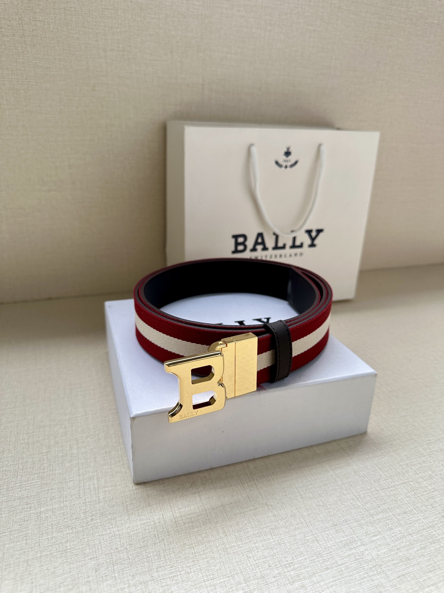 Bally Basic Belt Cow Leather L