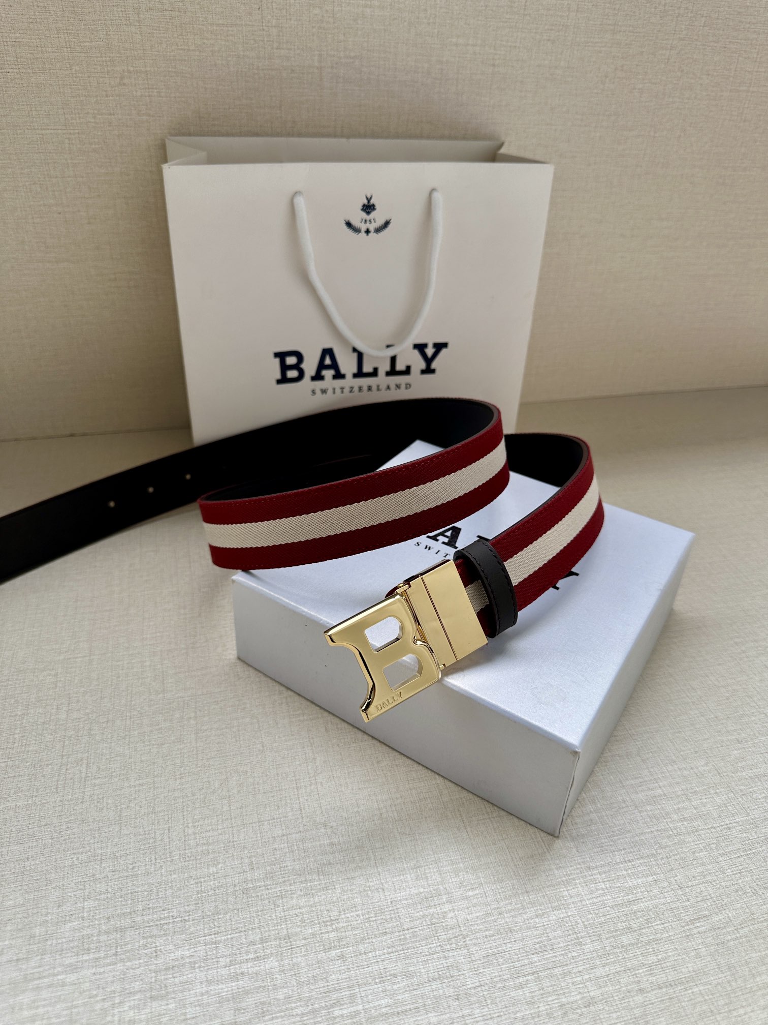 Bally Basic Belt Cow Leather L