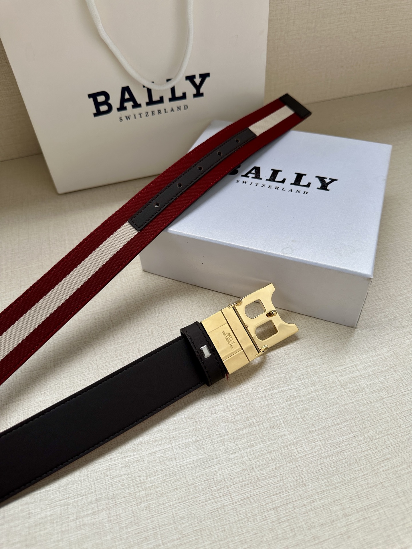 Bally Basic Belt Cow Leather L
