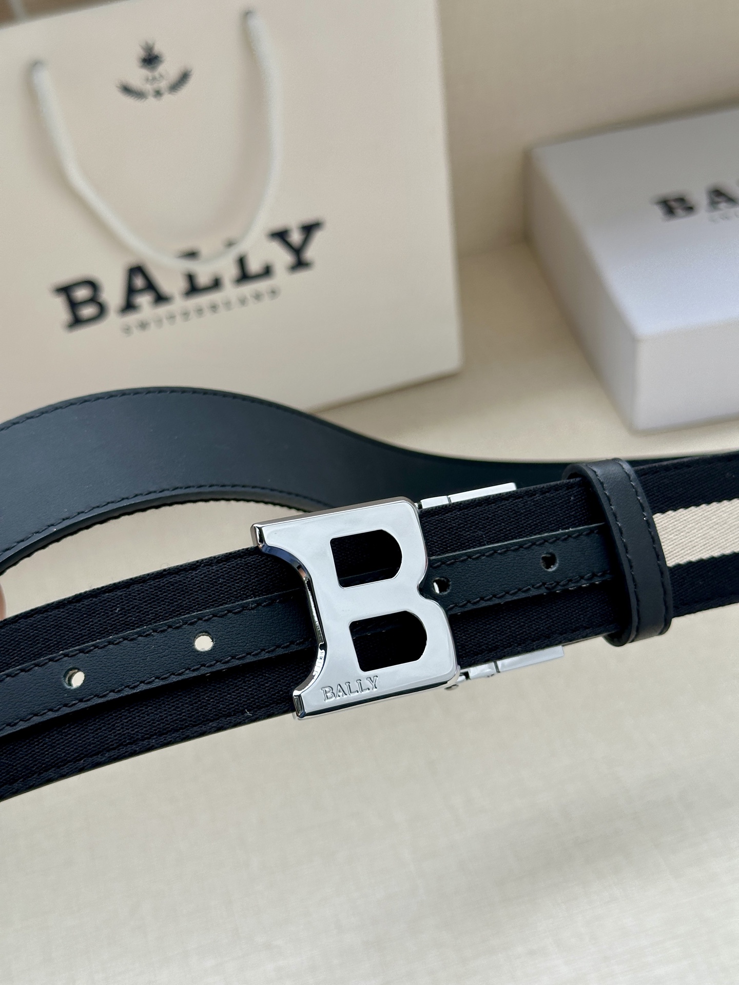 Bally Basic Belt Cow Leather L