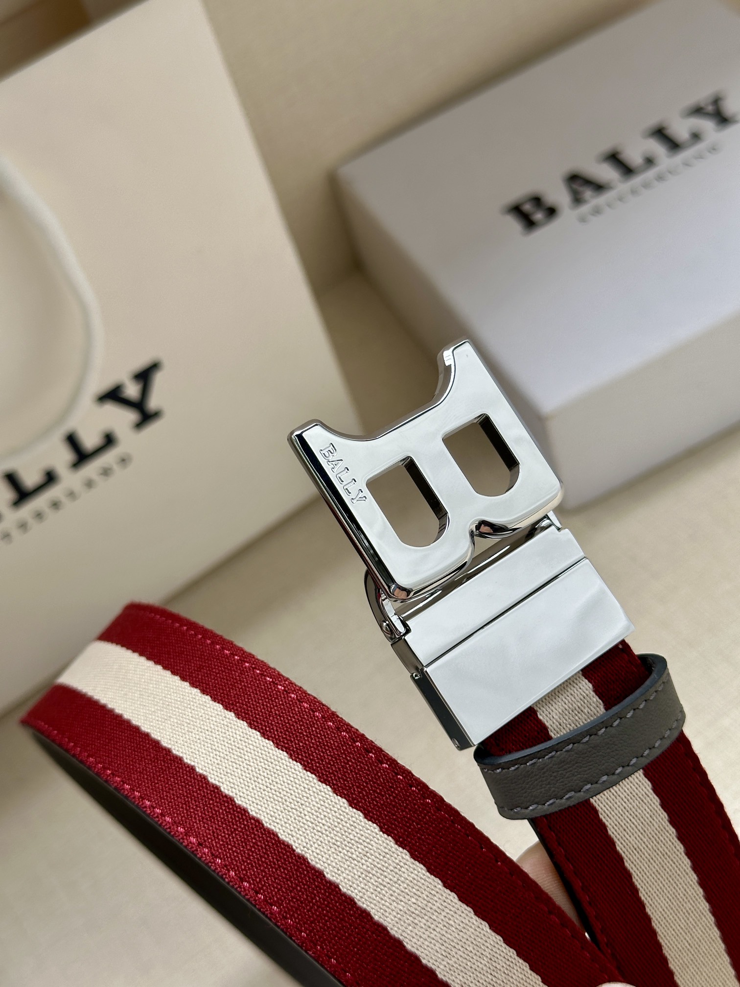 Bally Basic Belt Cow Leather L