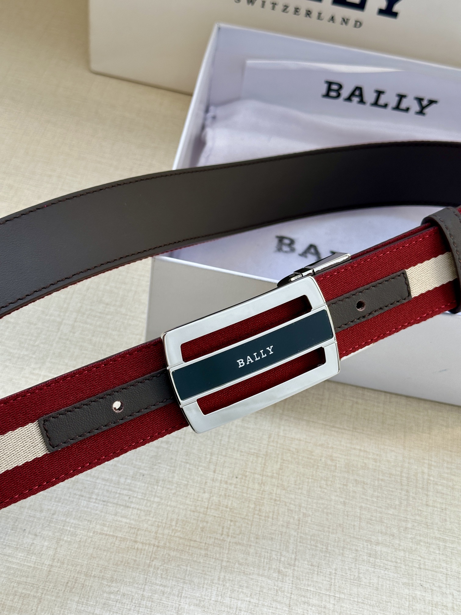 Bally Male Basic Belt Cow Leather M-l