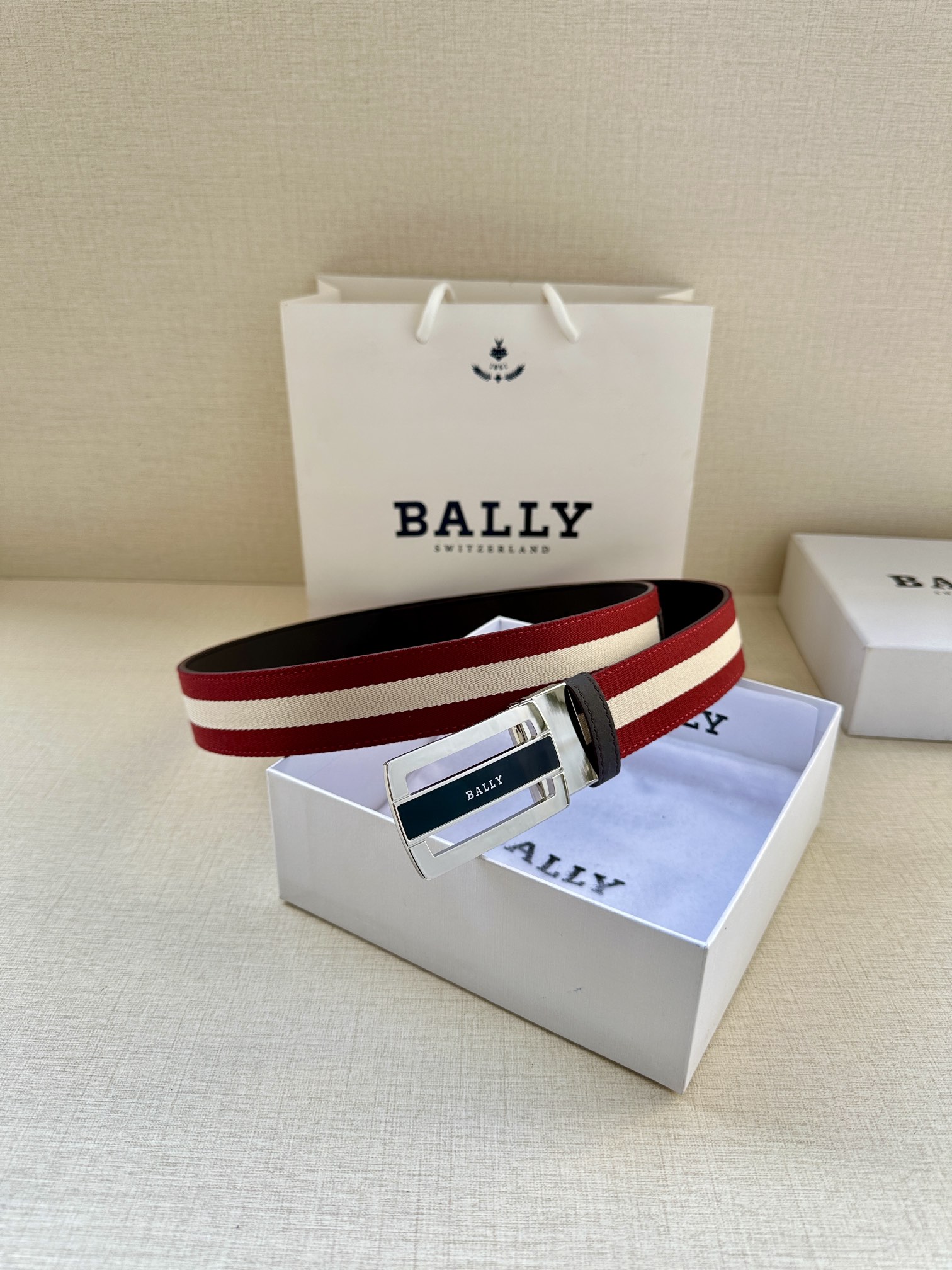 Bally Male Basic Belt Cow Leather M-l