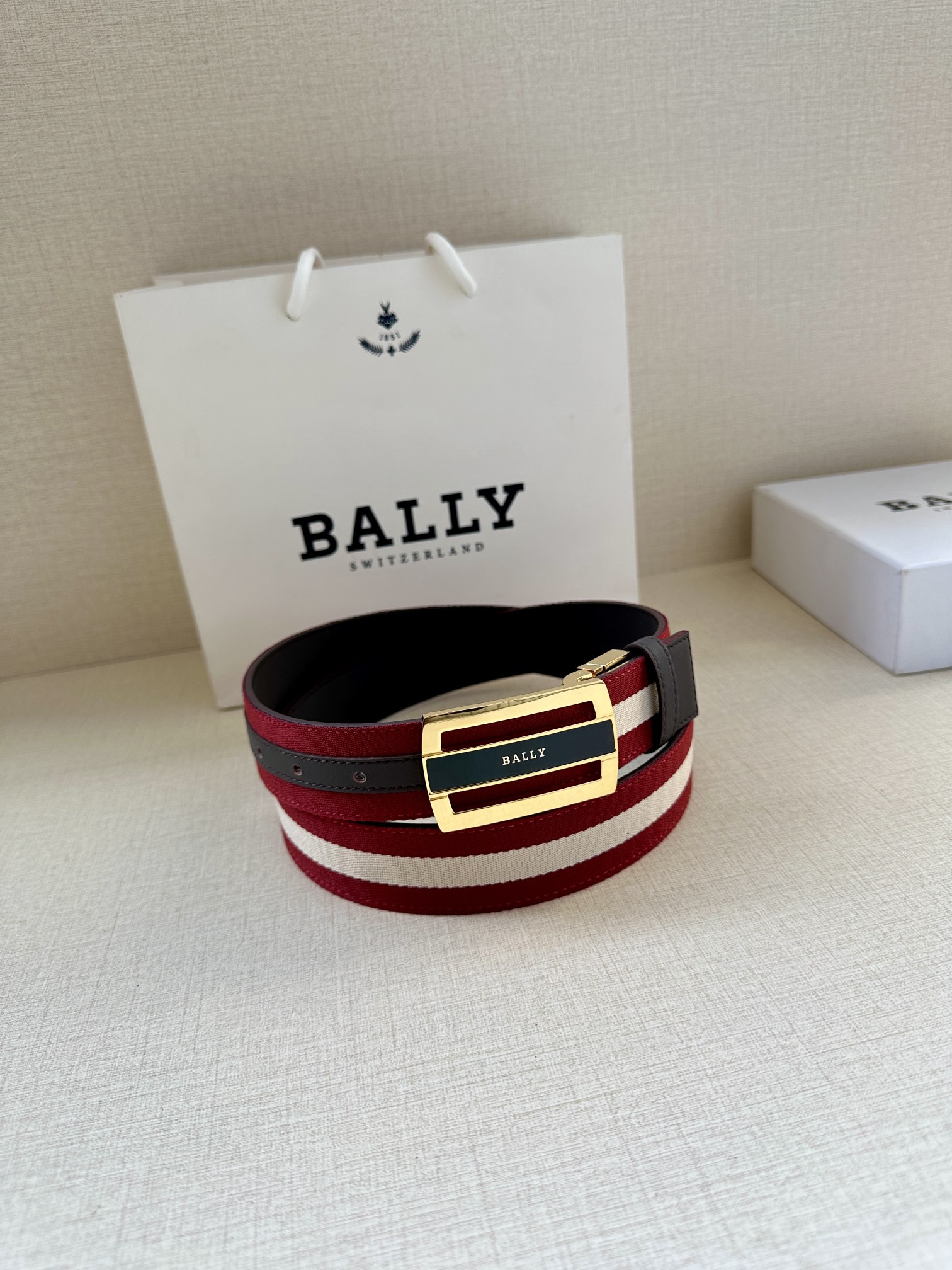 Bally Male Basic Belt Cow Leather M-l