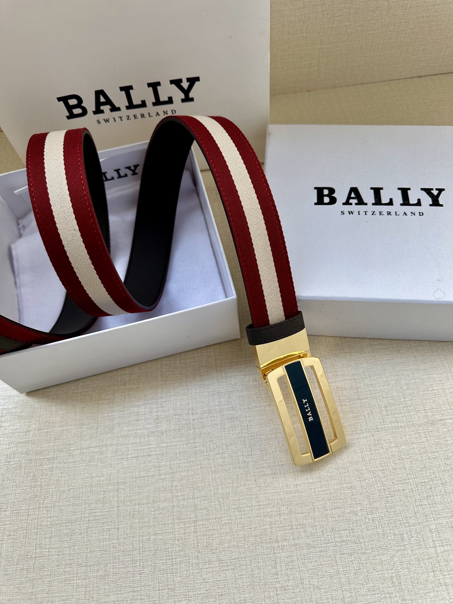 Bally Male Basic Belt Cow Leather M-l