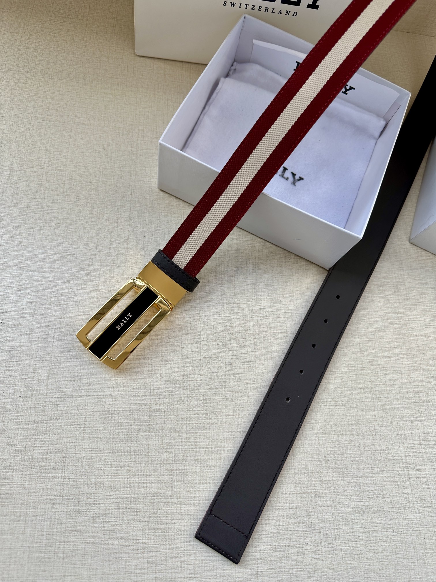 Bally Male Basic Belt Cow Leather M-l