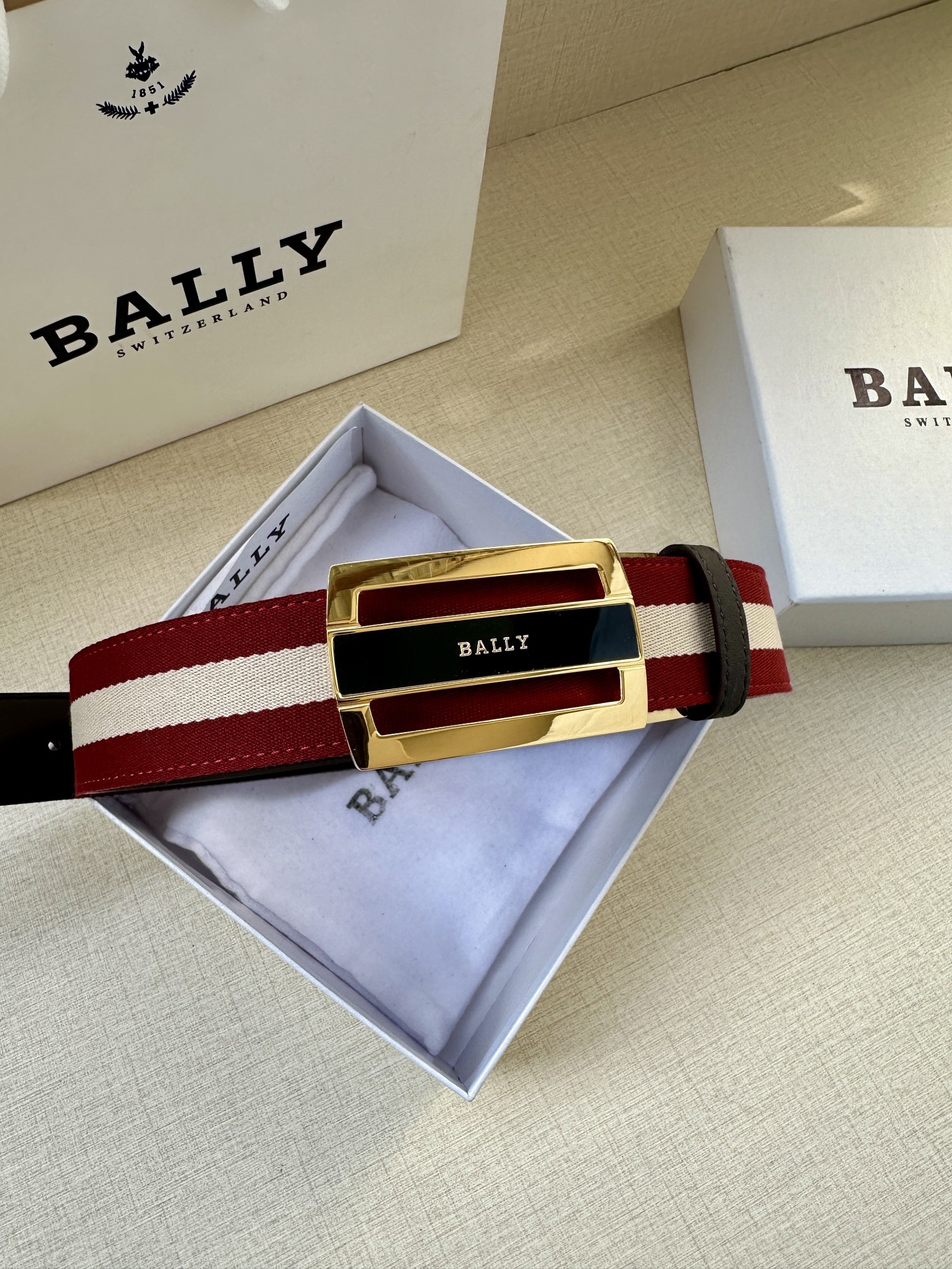 Bally Male Basic Belt Cow Leather M-l