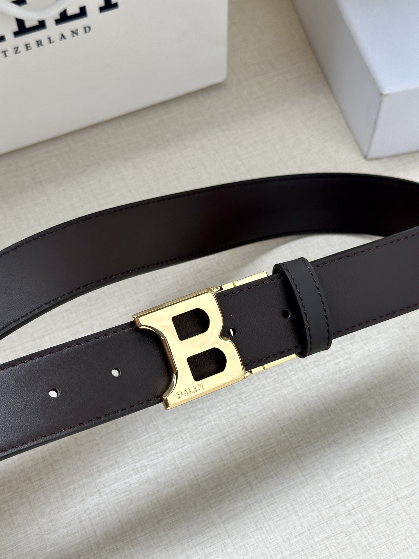 Bally Male Canvas Belt Canvas Blue M-l