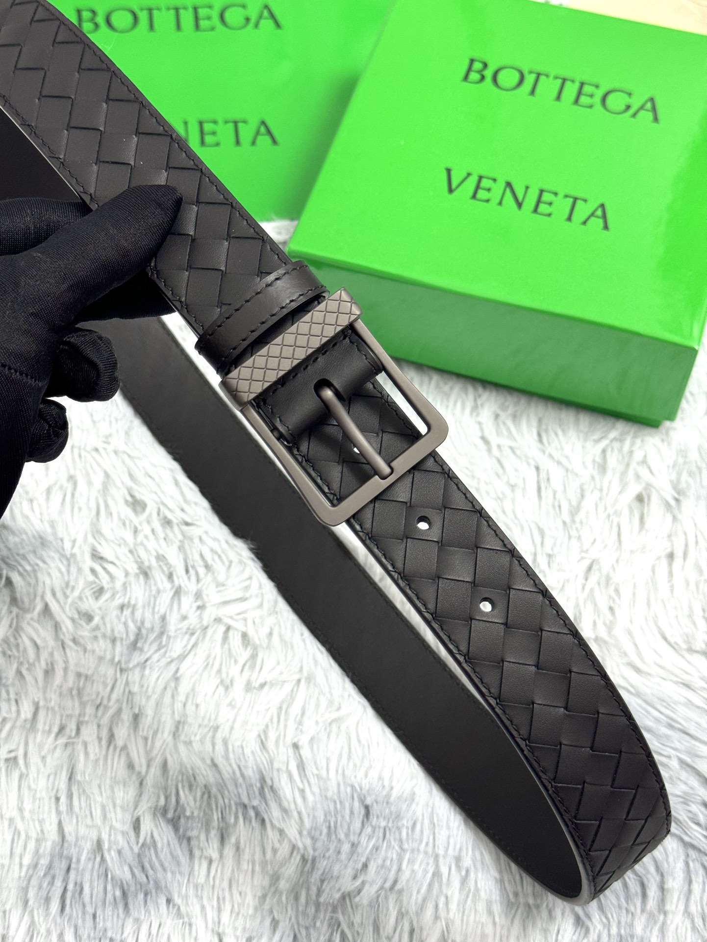 Bottega Veneta Basic Belt Cow Leather M
