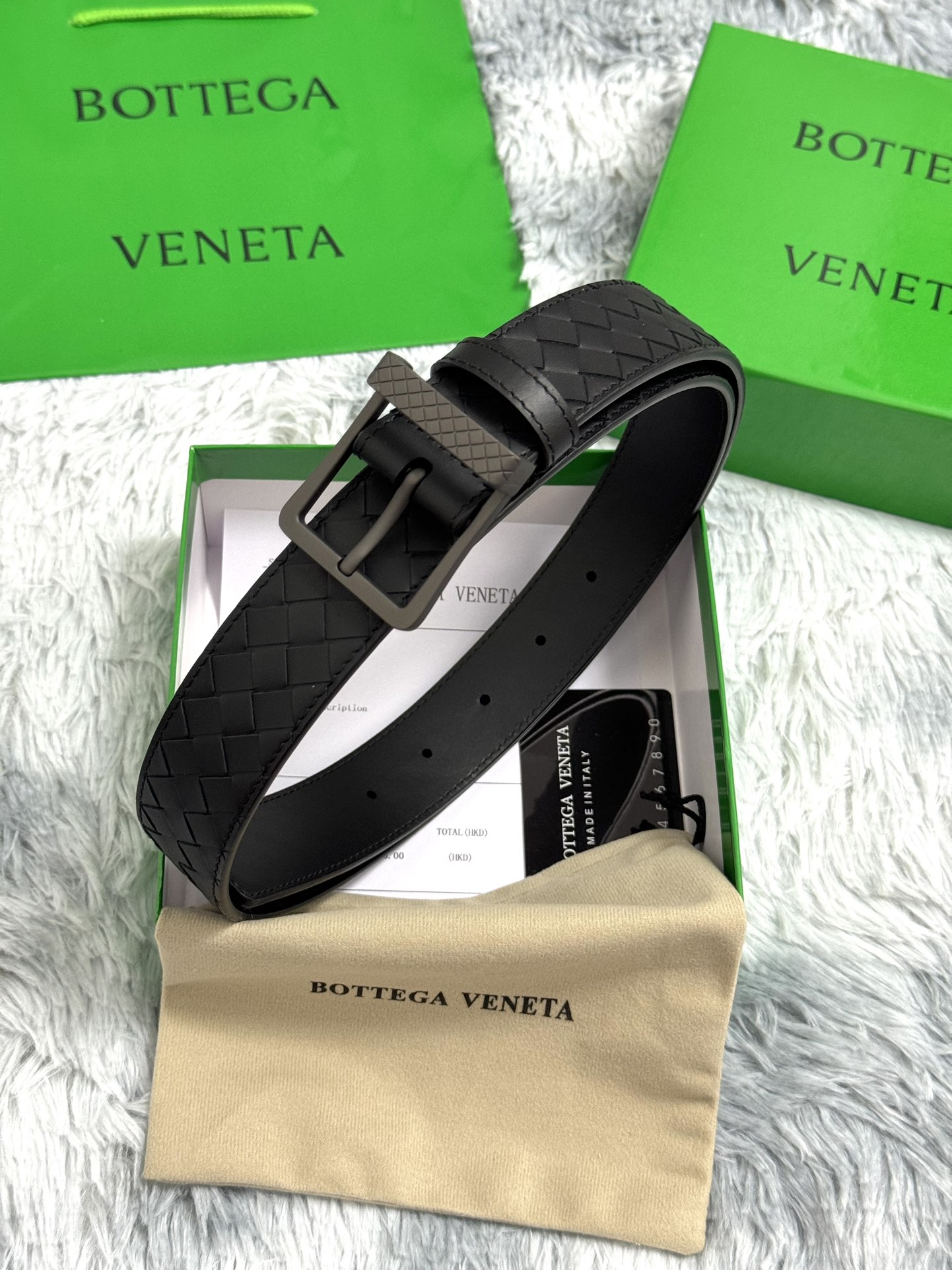 Bottega Veneta Basic Belt Cow Leather M