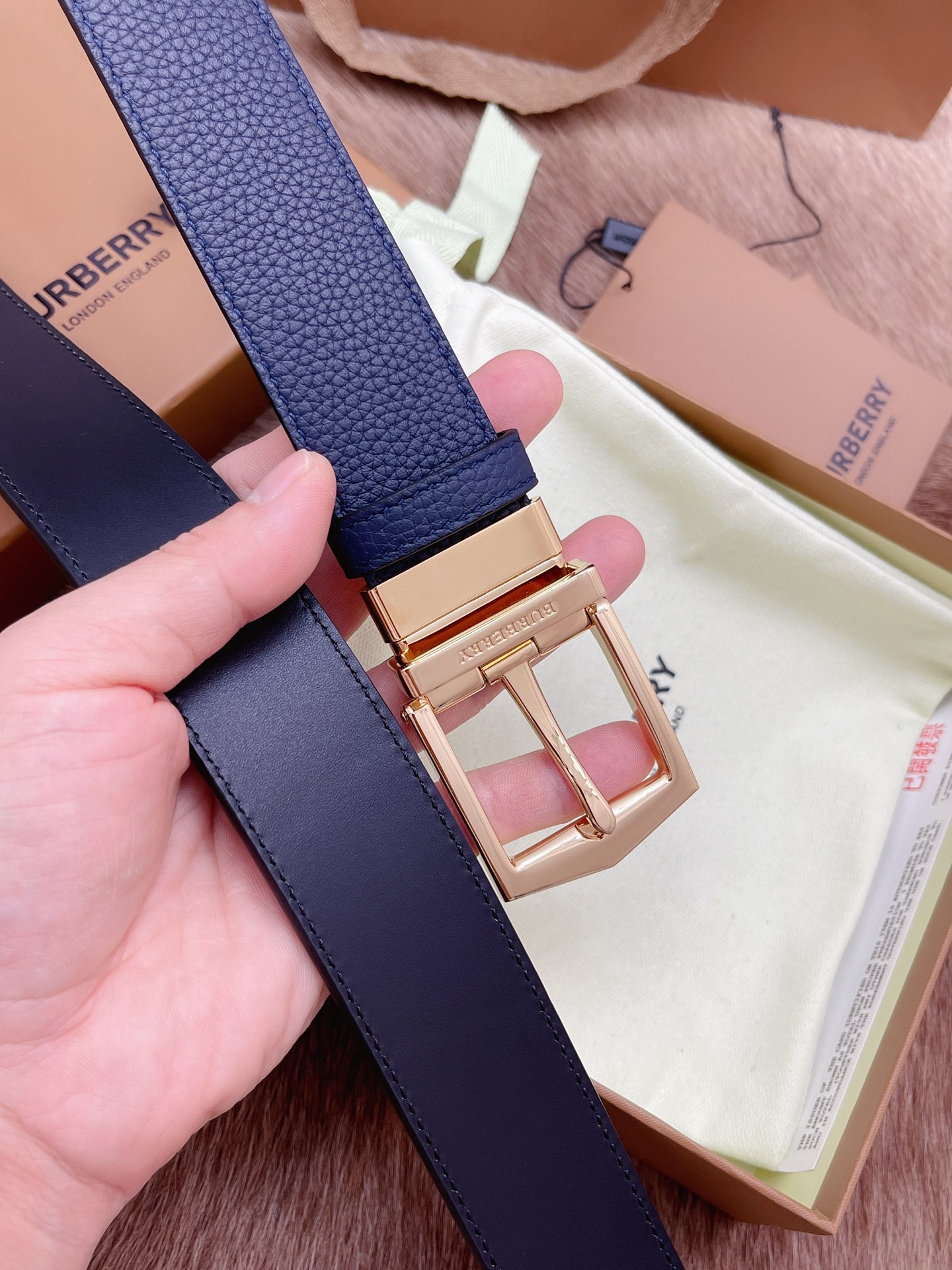 Burberry Male Basic Belt M