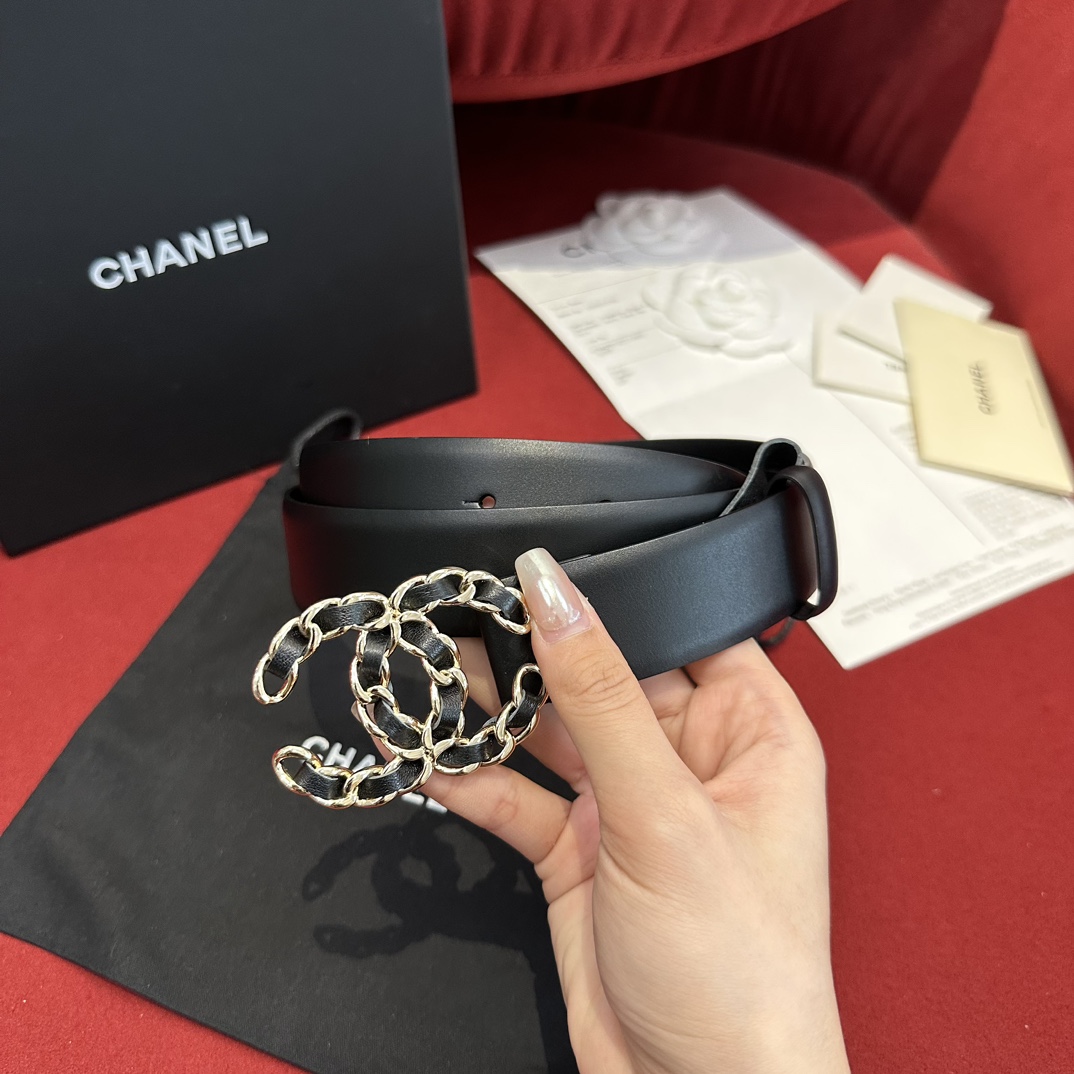 Chanel Female Basic Belt M-l
