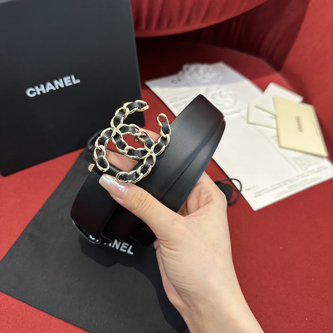 Chanel Female Basic Belt M-l