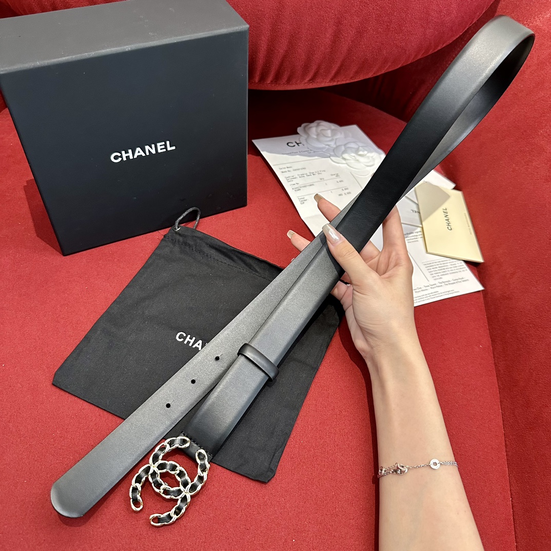 Chanel Female Basic Belt M-l