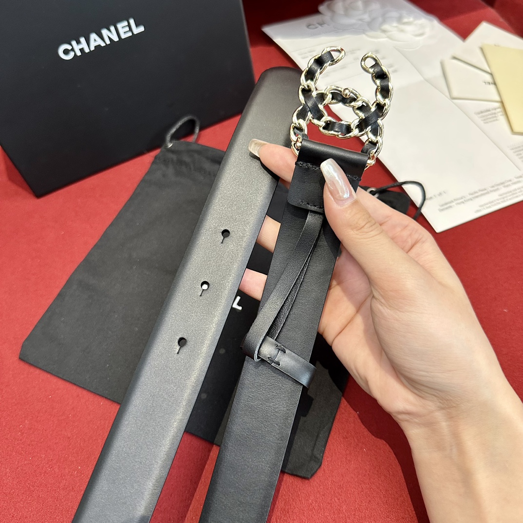 Chanel Female Basic Belt M-l