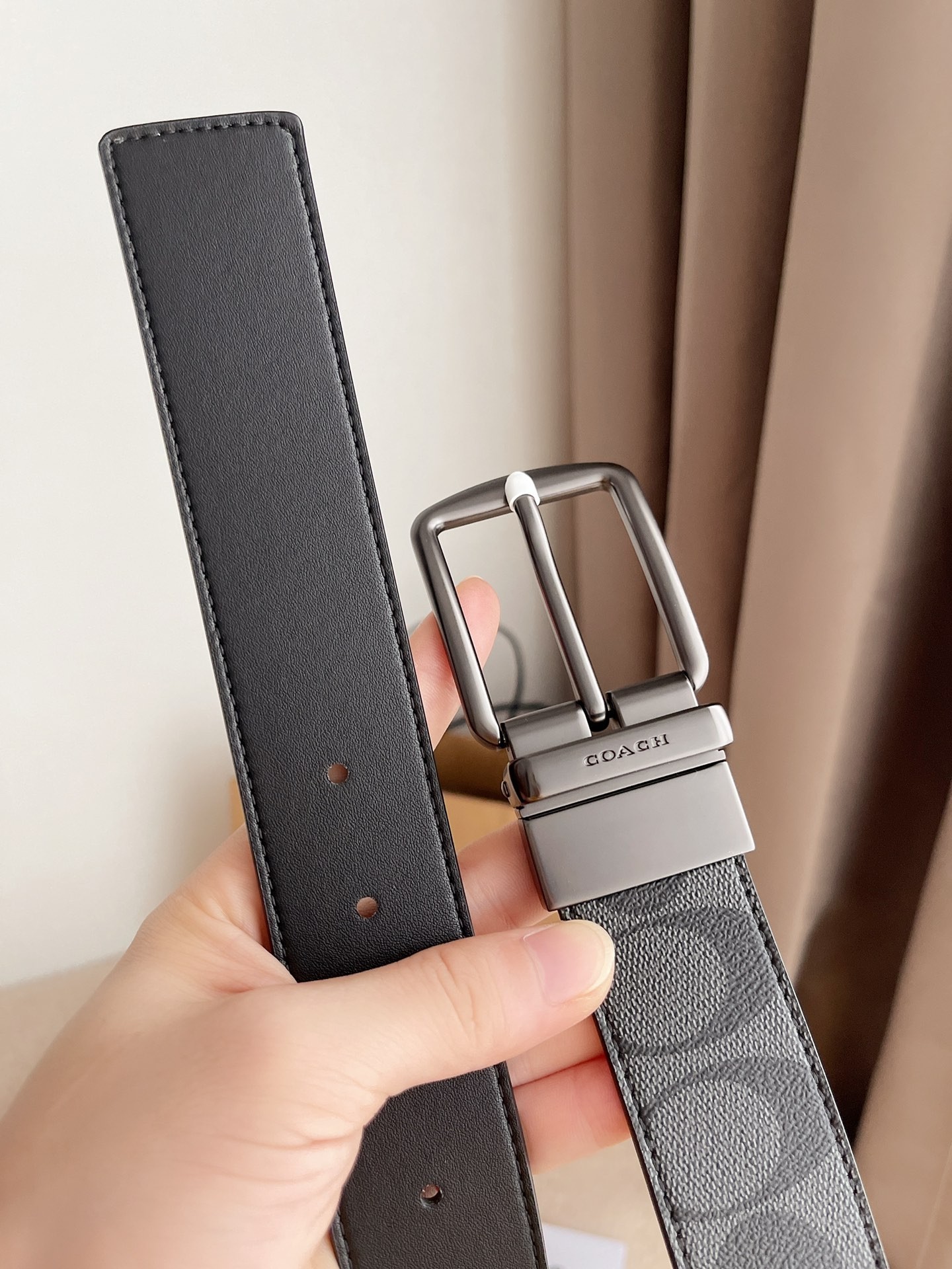 Male Leather Belt Top Grain Leather M