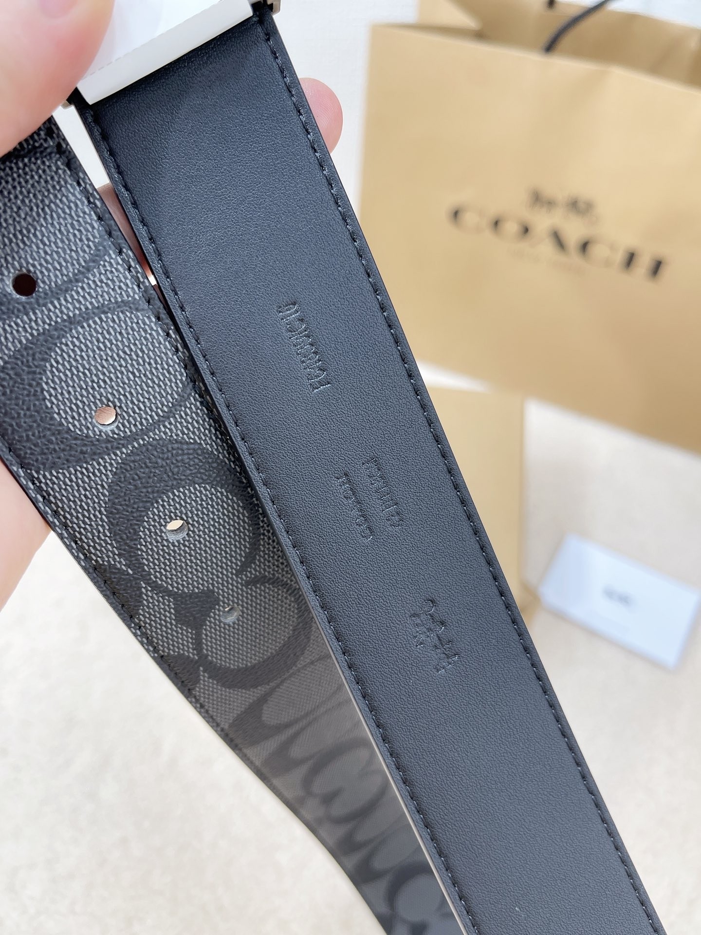 Male Leather Belt Top Grain Leather M
