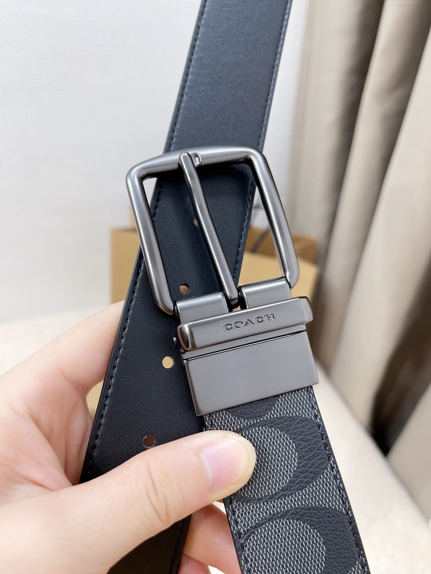 Male Leather Belt Top Grain Leather M