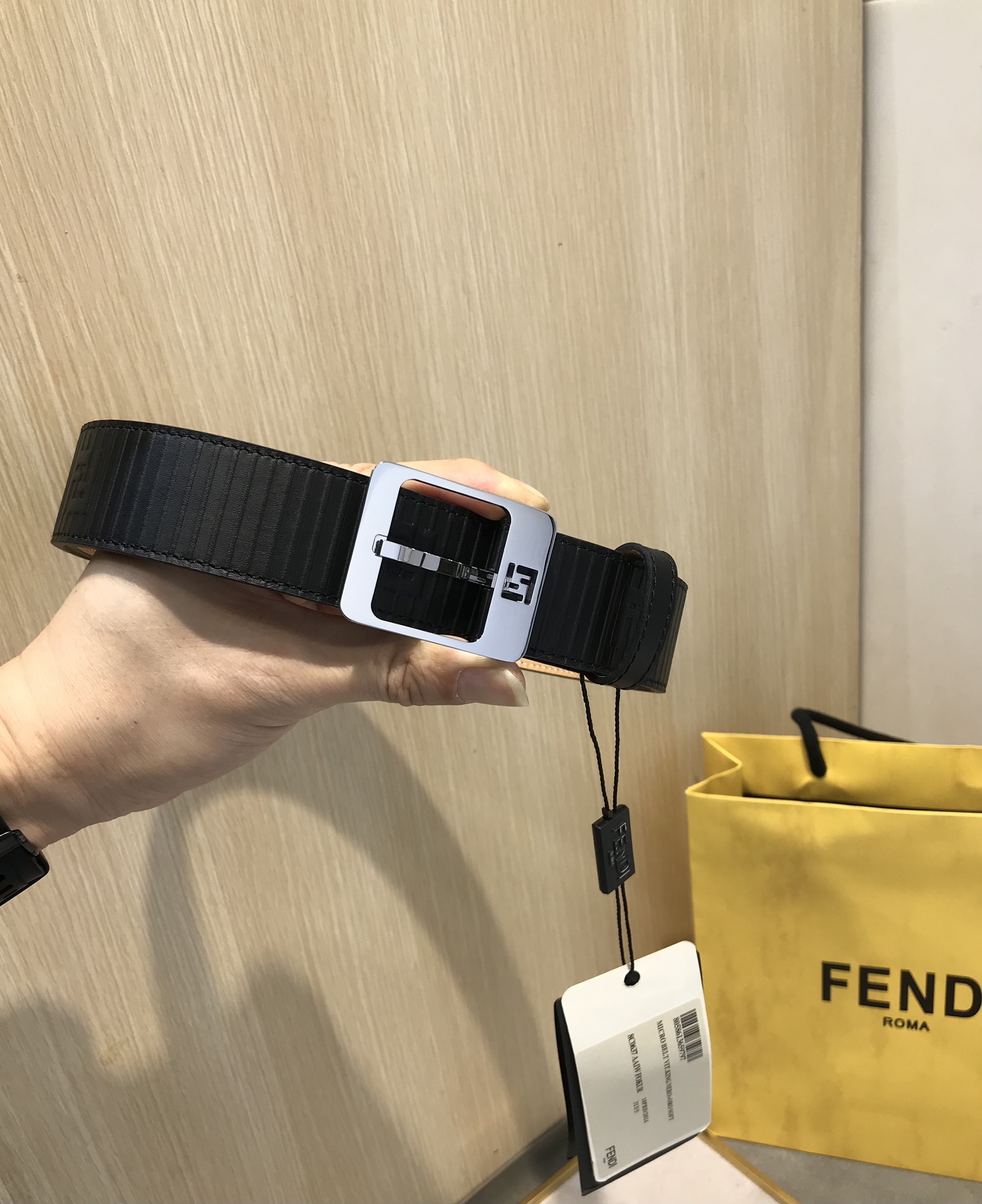 Salvatore Ferragamo Leather Belt Cow Leather 35mm