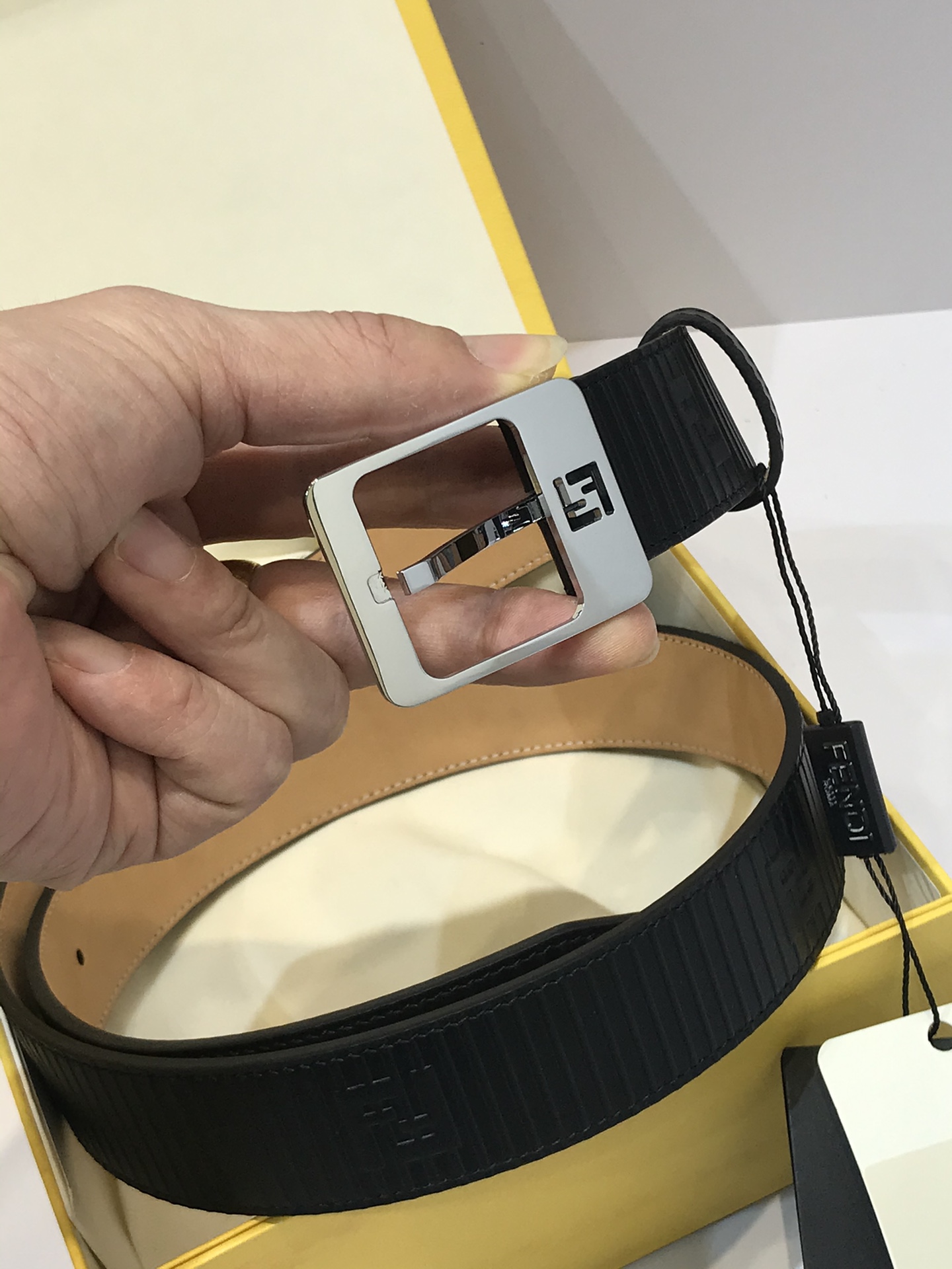 Salvatore Ferragamo Leather Belt Cow Leather 35mm